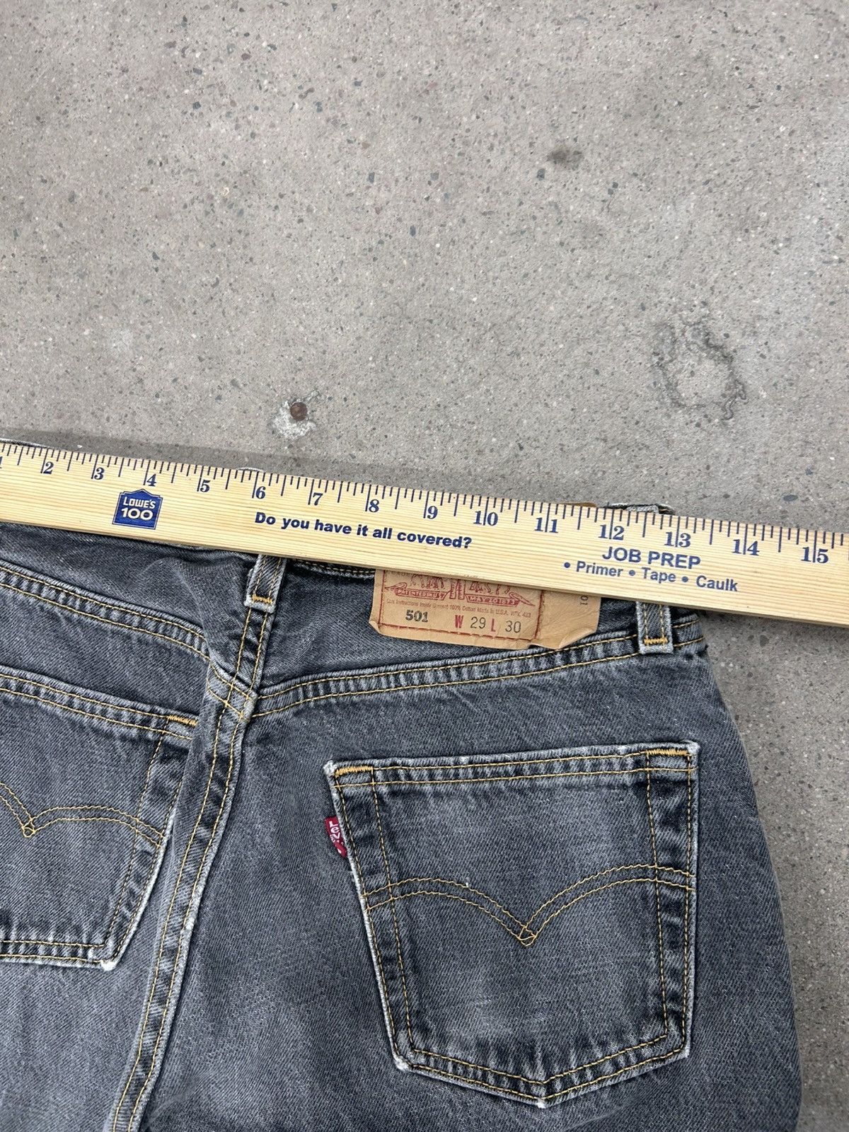 Levi's Vintage 80s Levis 501 Denim Jeans 26x29 Made In USA Gray Size US 26 / EU 42 - 8 Thumbnail