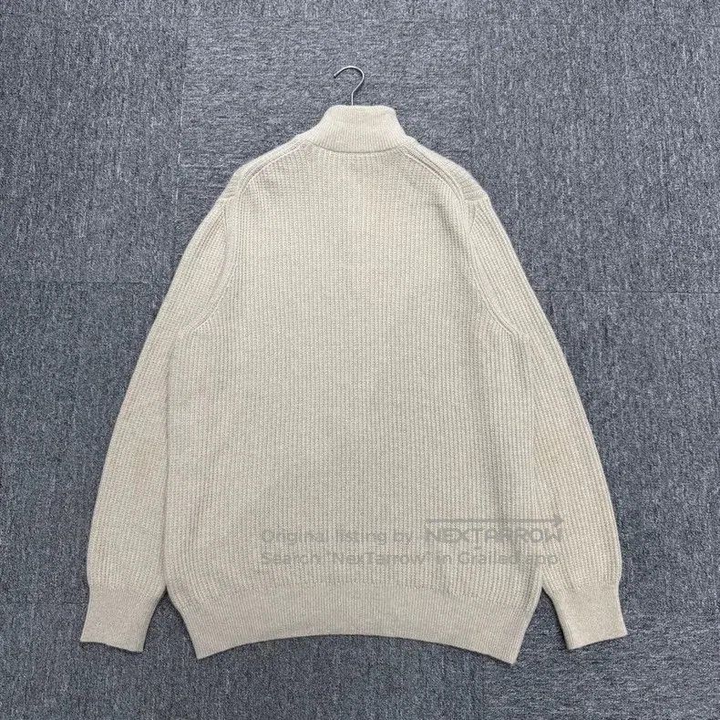 Loro Piana Loro Piana Beige Knit Sweater. Size US XL / EU 56 / 4 - 5 Thumbnail