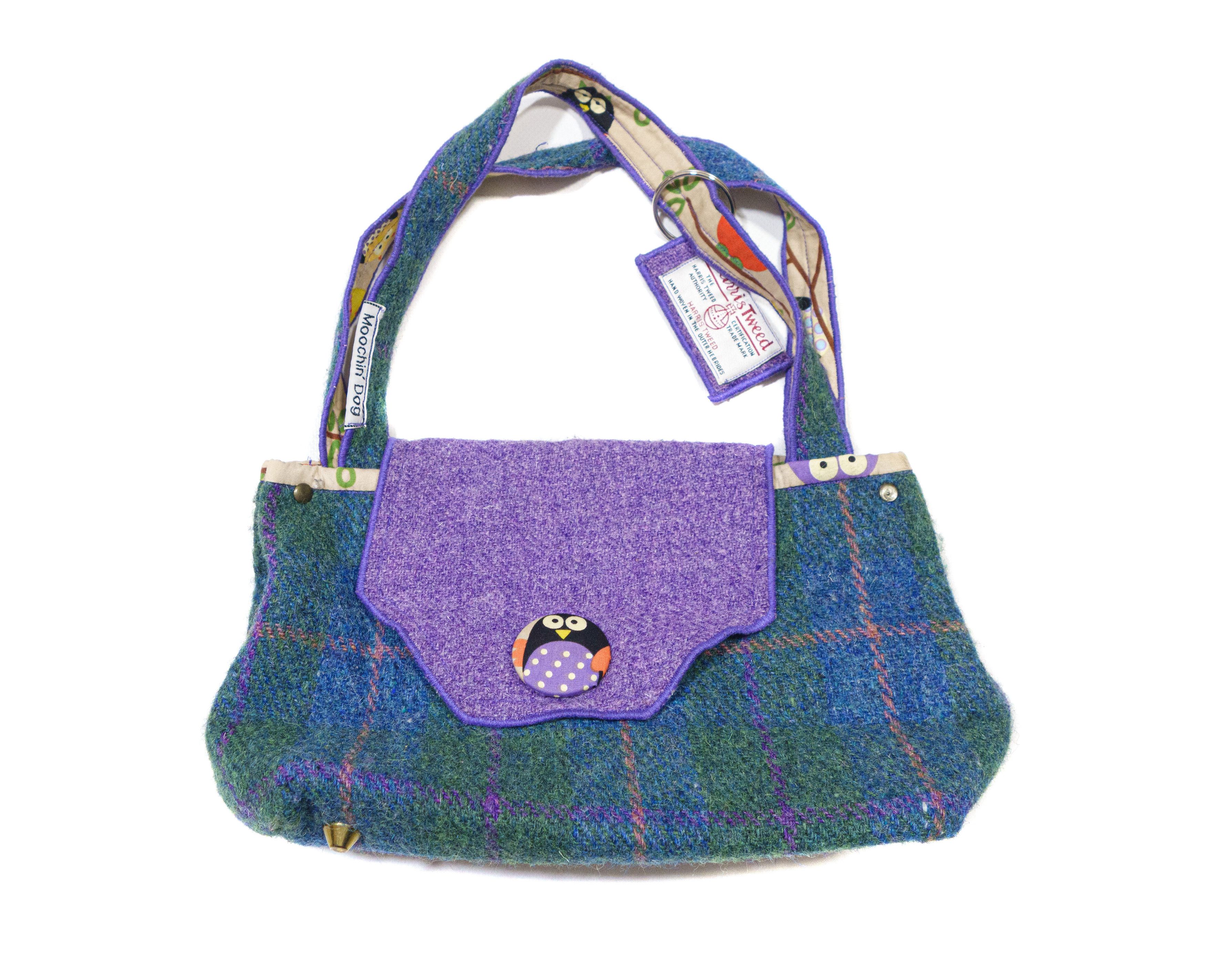 Harris Tweed 90S Moochin Dog Wool Mini Bag Size ONE SIZE - 1 Thumbnail
