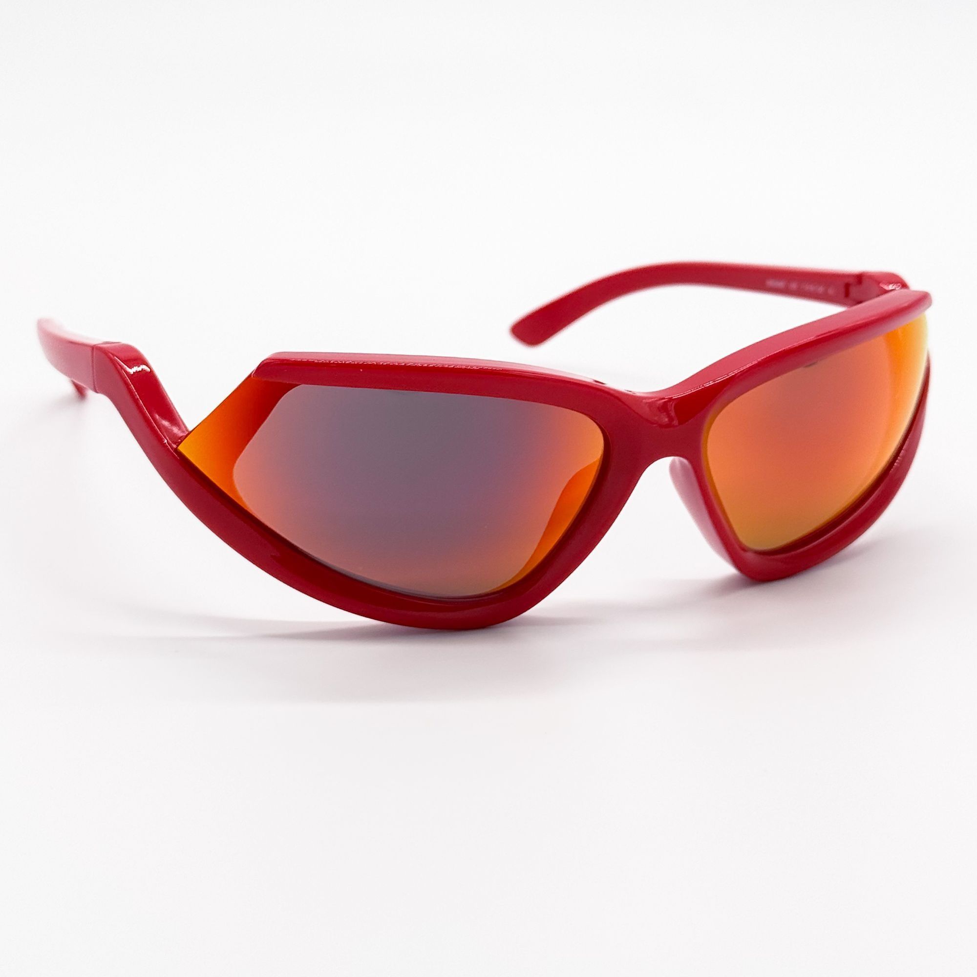 Balenciaga NEW BALENCIAGA BB0289S 005 SUNGLASSES RED GEOMETRIC UNISEX Size ONE SIZE - 5 Thumbnail