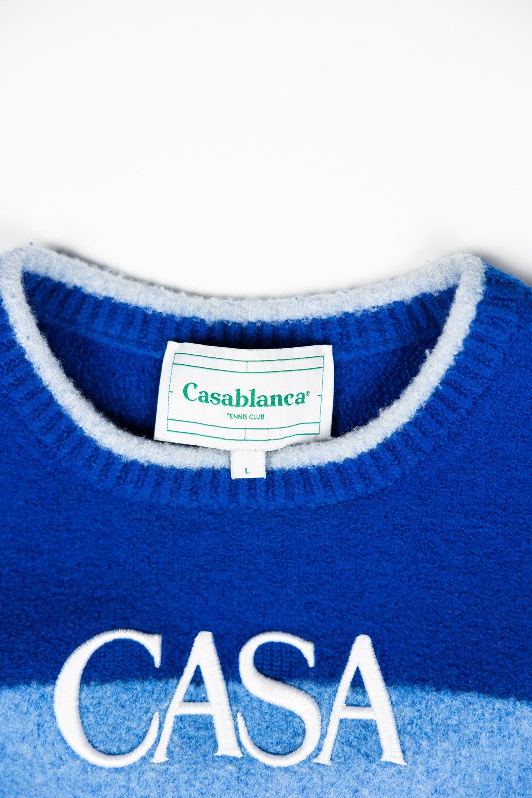 Casablanca Casablanca Gradient Logo Wool Sweater Size L / US 10 / IT 46 - 4 Thumbnail