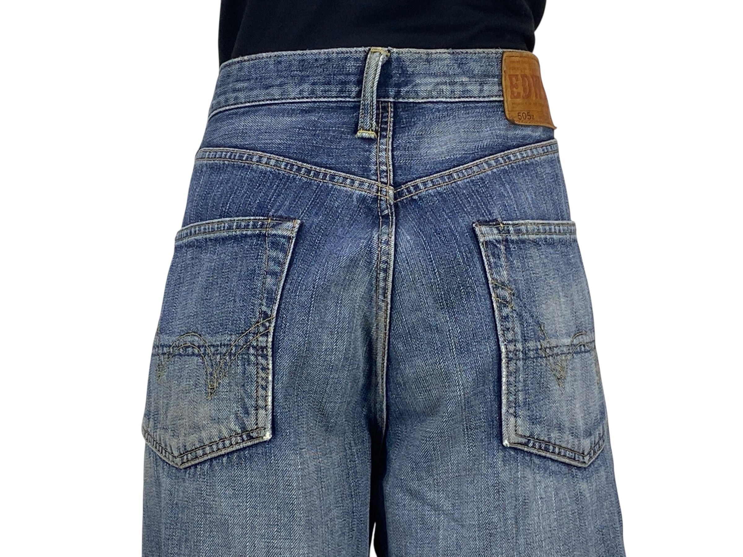 Edwin Edwin Selvedge Denim Jeans Distressed Selvedge Pants Japan Size US 32 / EU 48 - 6 Thumbnail