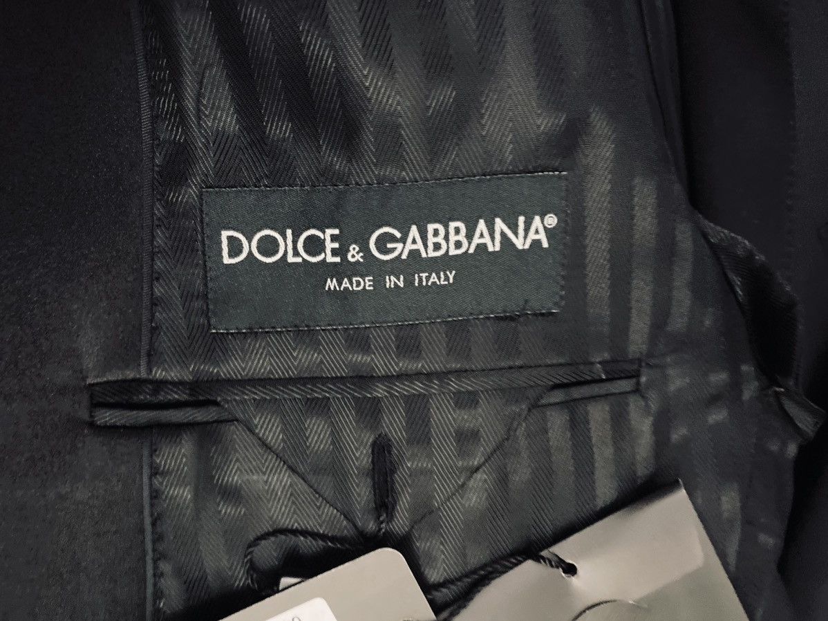 Dolce & Gabbana Dolce & Gabbana 🇮🇹 Black Notch Lapel 2btn Martini Tux 56R NWT Size 46R - 2 Thumbnail