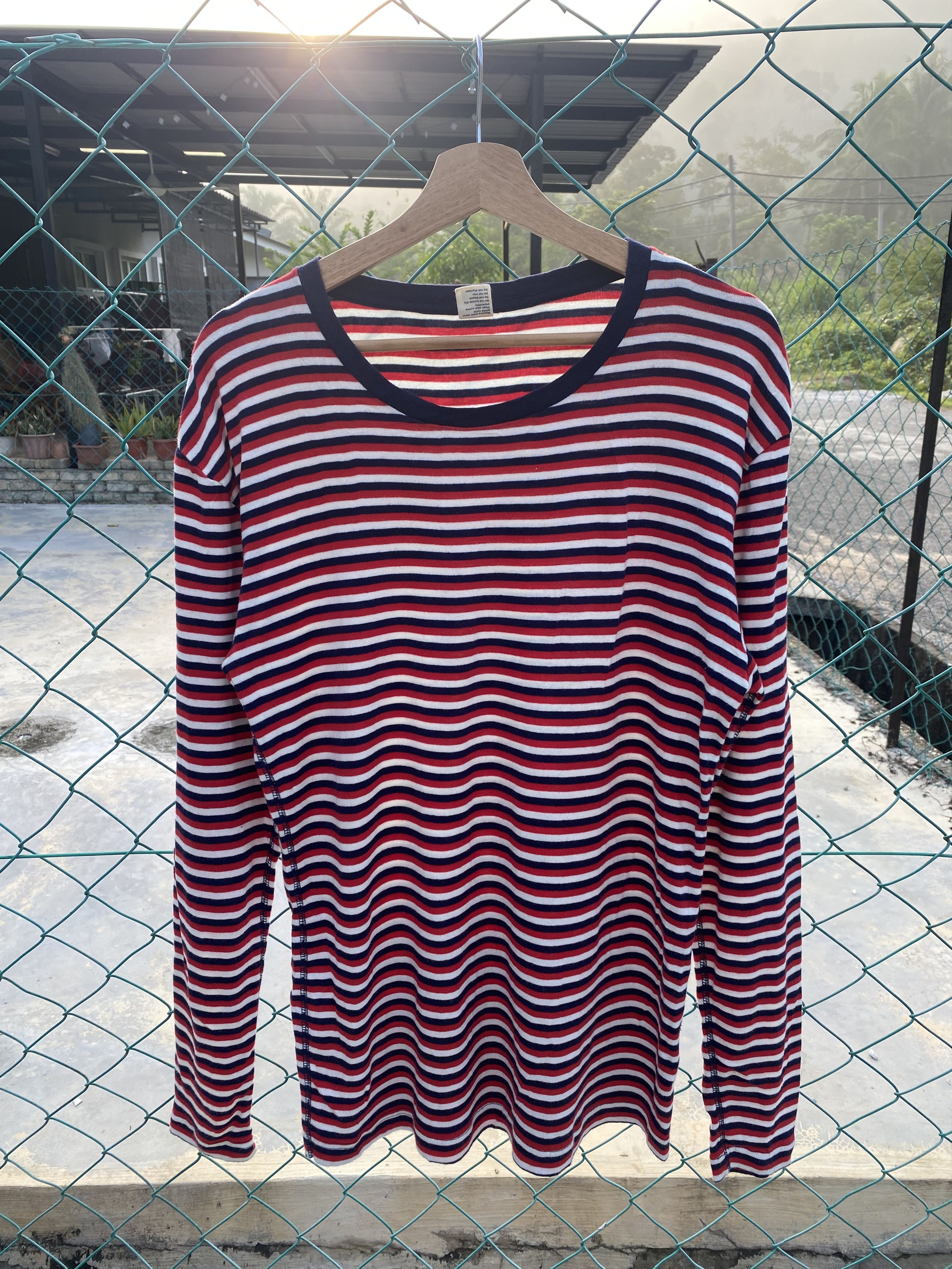 Japanese Brand PSD Healthknit Product breton striped shirts Size XL / US 12-14 / IT 48-50 - 1 Thumbnail