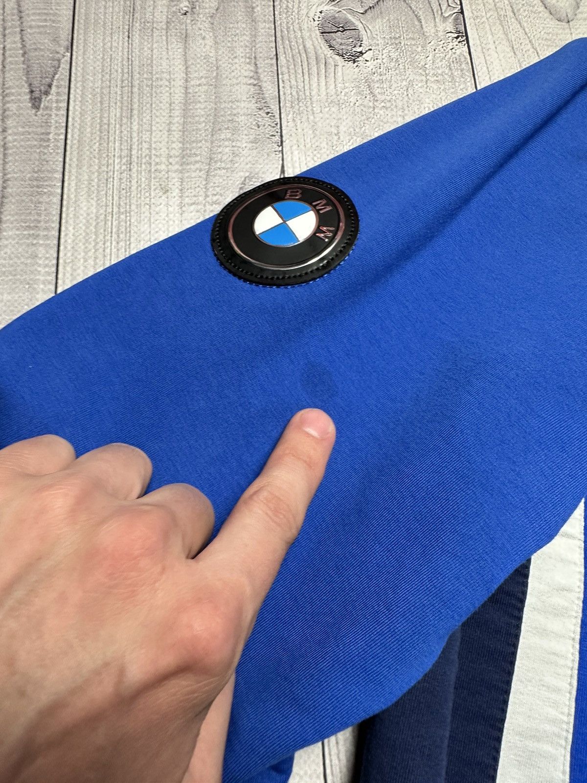 BMW × Puma Vintage puma BMW racing track jacket size S blue logo Size US S / EU 44-46 / 1 - 5 Thumbnail