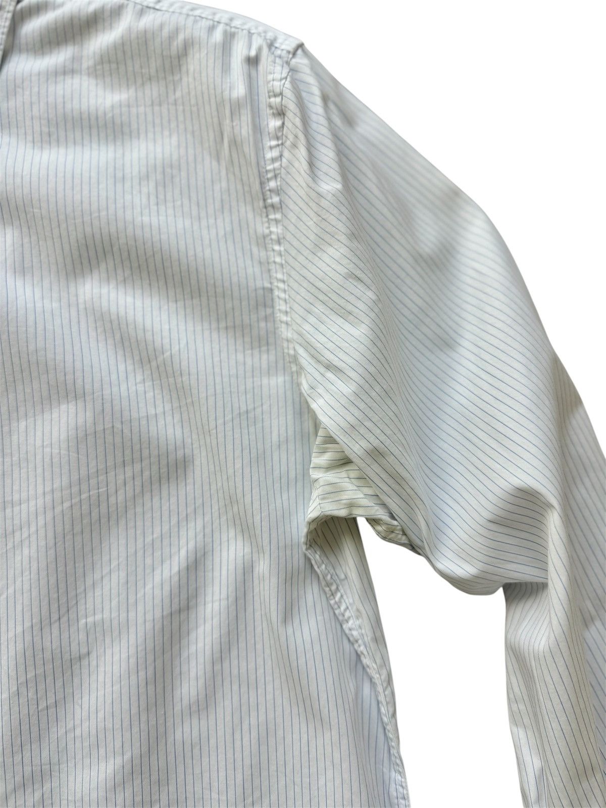 Zara Zara Man Slim Fit Striped Dressy Shirt, Light Blue, Size M Size US M / EU 48-50 / 2 - 2 Thumbnail