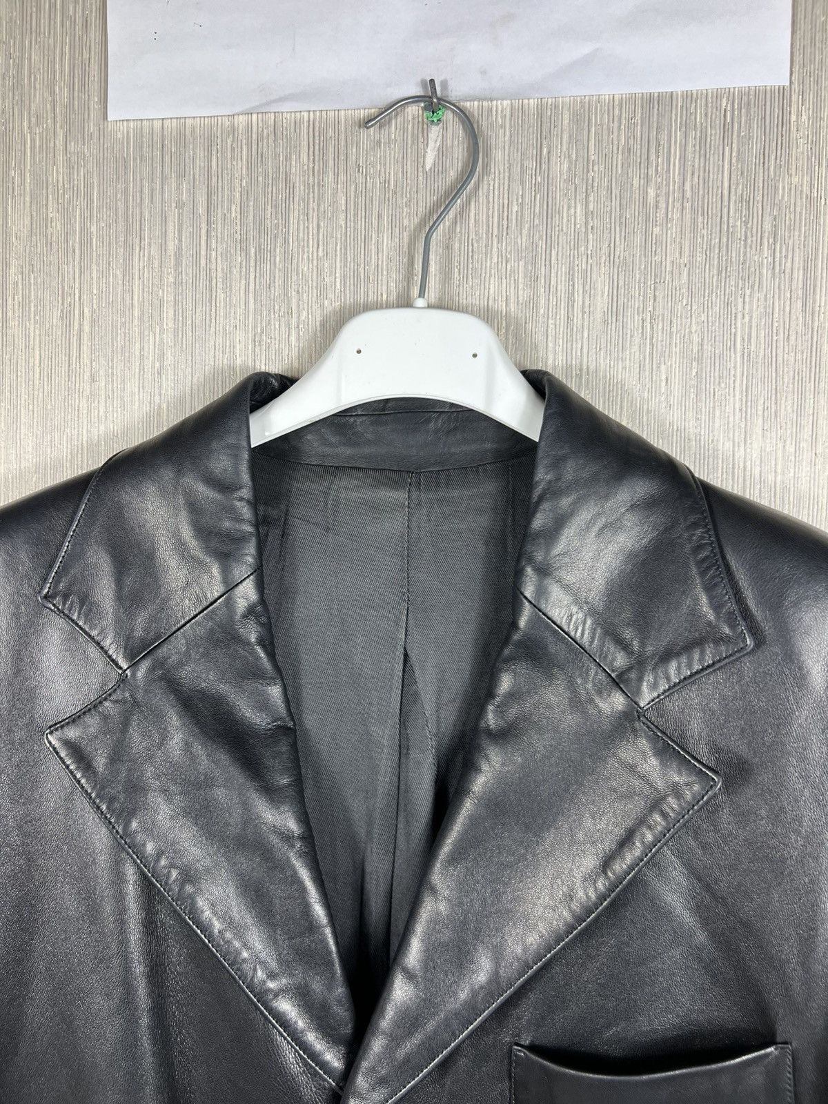agnes b. Agnes b. genuine lamb leather avant garde blazer jacket Size US M / EU 48-50 / 2 - 13 Thumbnail