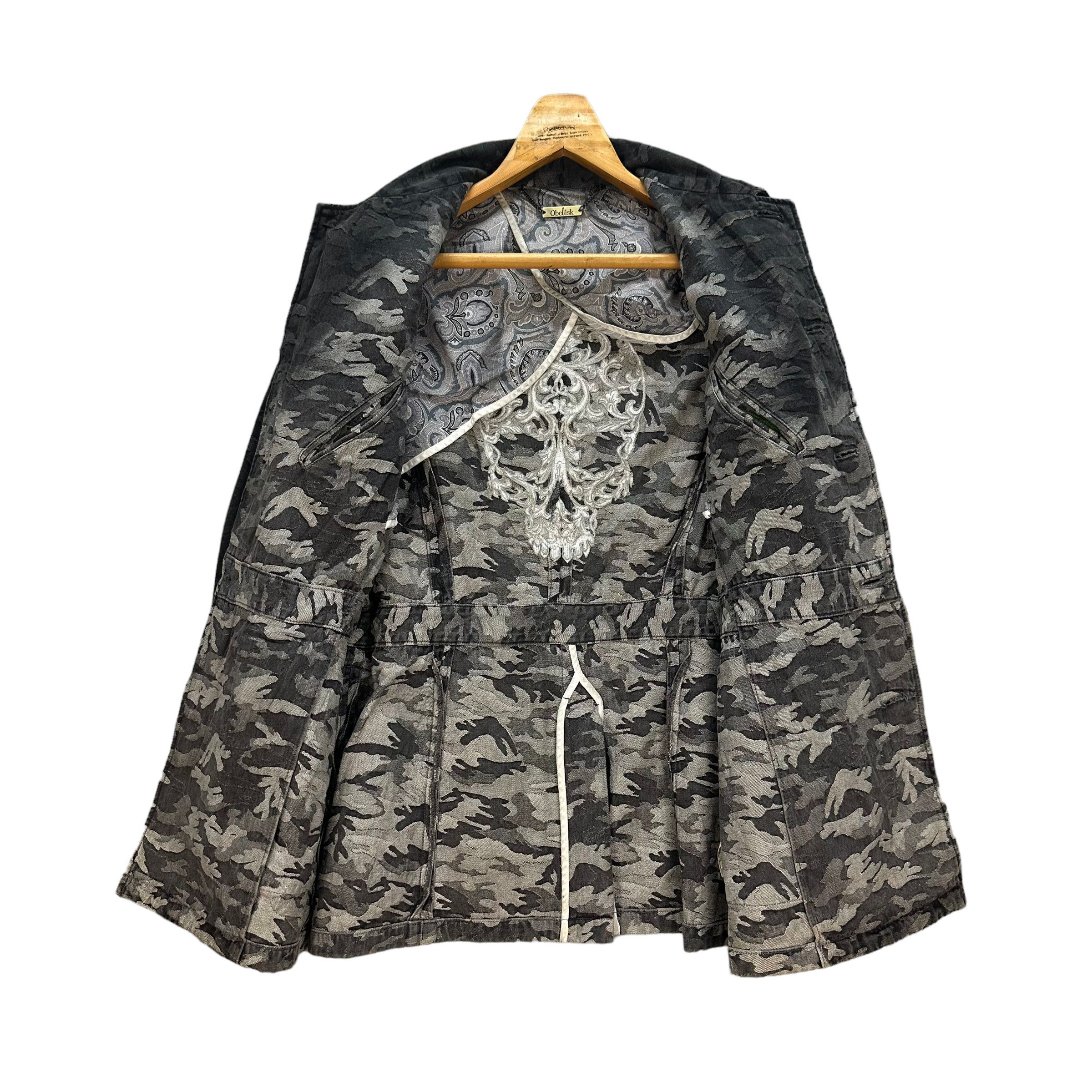 Obelisk OBELISK SKULLS ON BACK CHORE JACKET #7865-185 Size US M / EU 48-50 / 2 - 14 Thumbnail