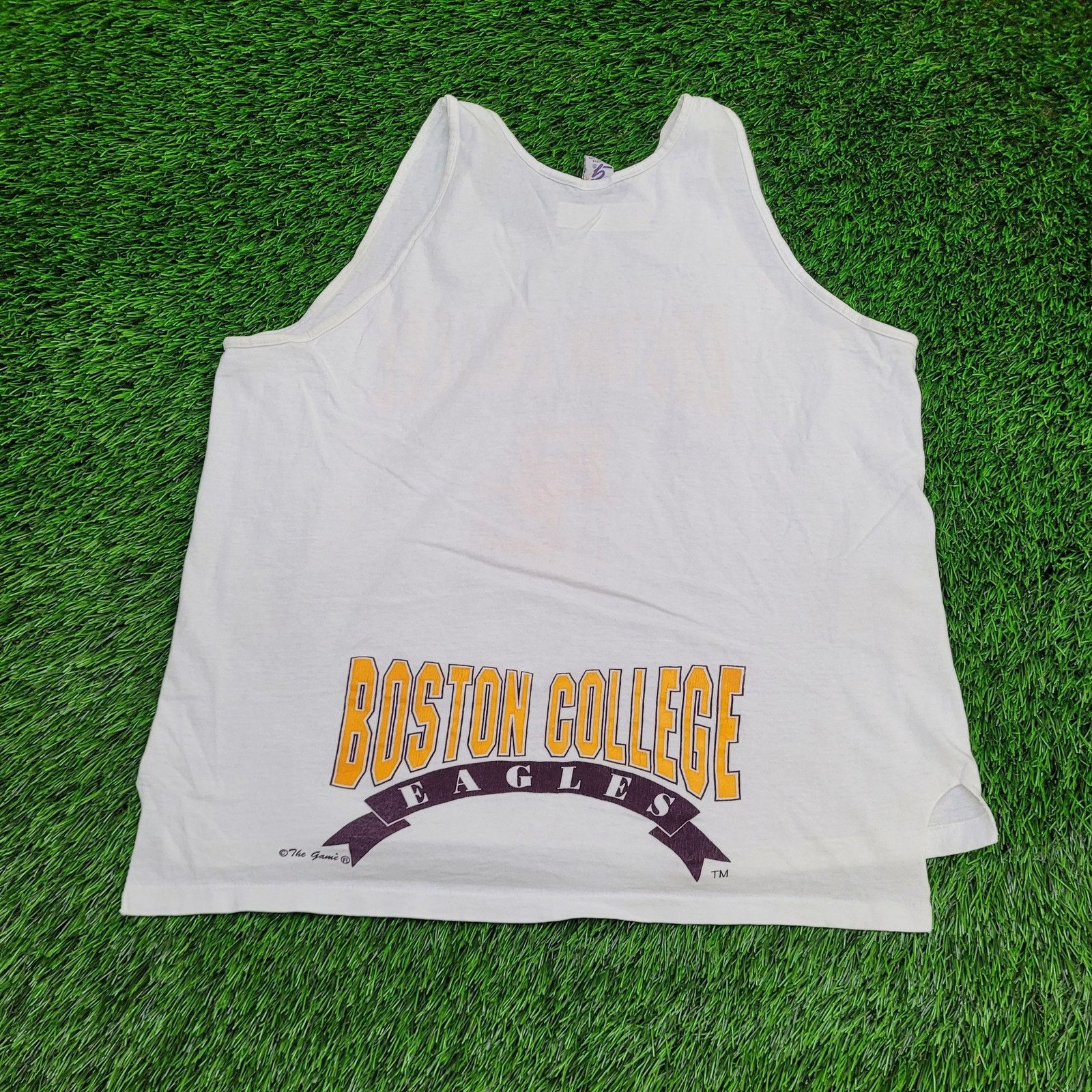 The Game Vintage Boston College Eagles Tank-Top Large 22x25 Crop USA Size US L / EU 52-54 / 3 - 2 Thumbnail