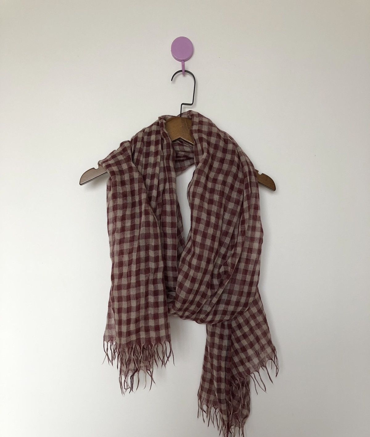 Takahiromiyashita The Soloist. TAKAHIROMIYASHITA THE SOLOIST takahiro miyashita plaid scarf Size ONE SIZE - 1 Thumbnail