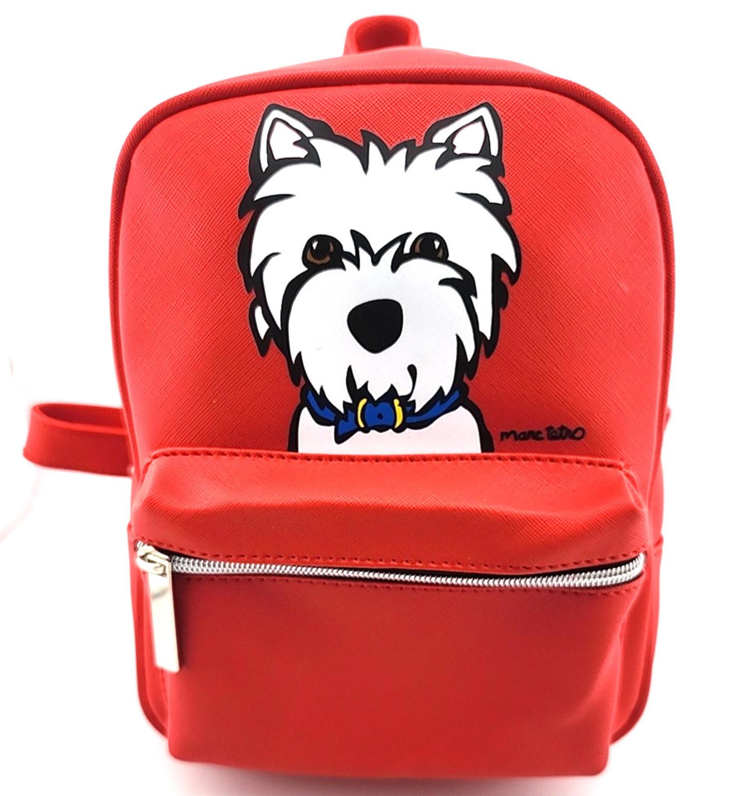 Other Marc Tetro Mini Backpack – Red Westie Dog Size ONE SIZE - 1 Thumbnail