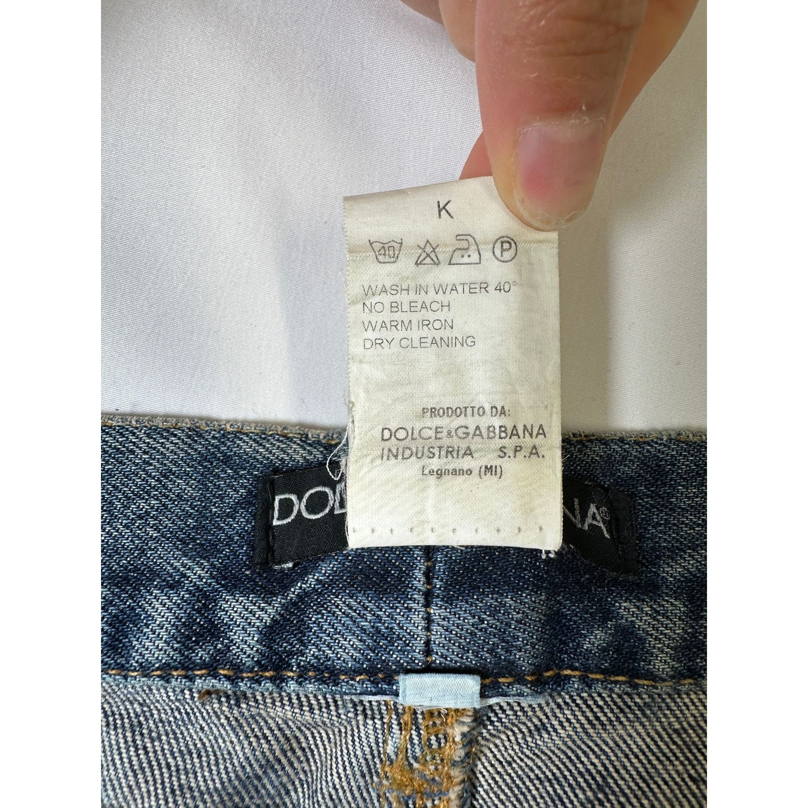 Dolce & Gabbana S/S 2001 Dolce & Gabbana safety pin punk jeans with broches Size 27" / US 4 / IT 40 - 22 Thumbnail