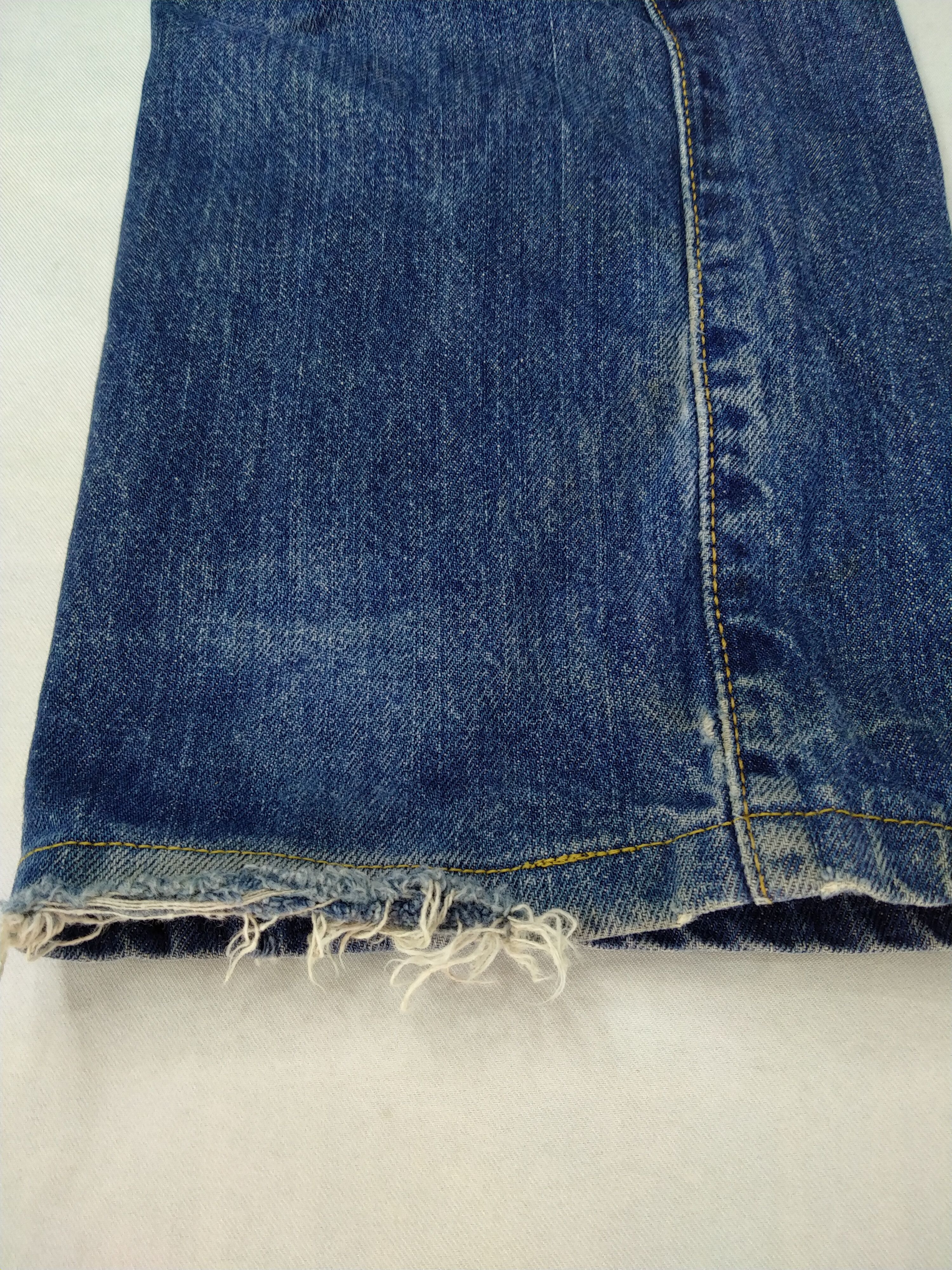 Levi's Blue Distressed Vintage Levi's 501 34x30.5 Denim -JN342 Size US 34 / EU 50 - 17 Thumbnail