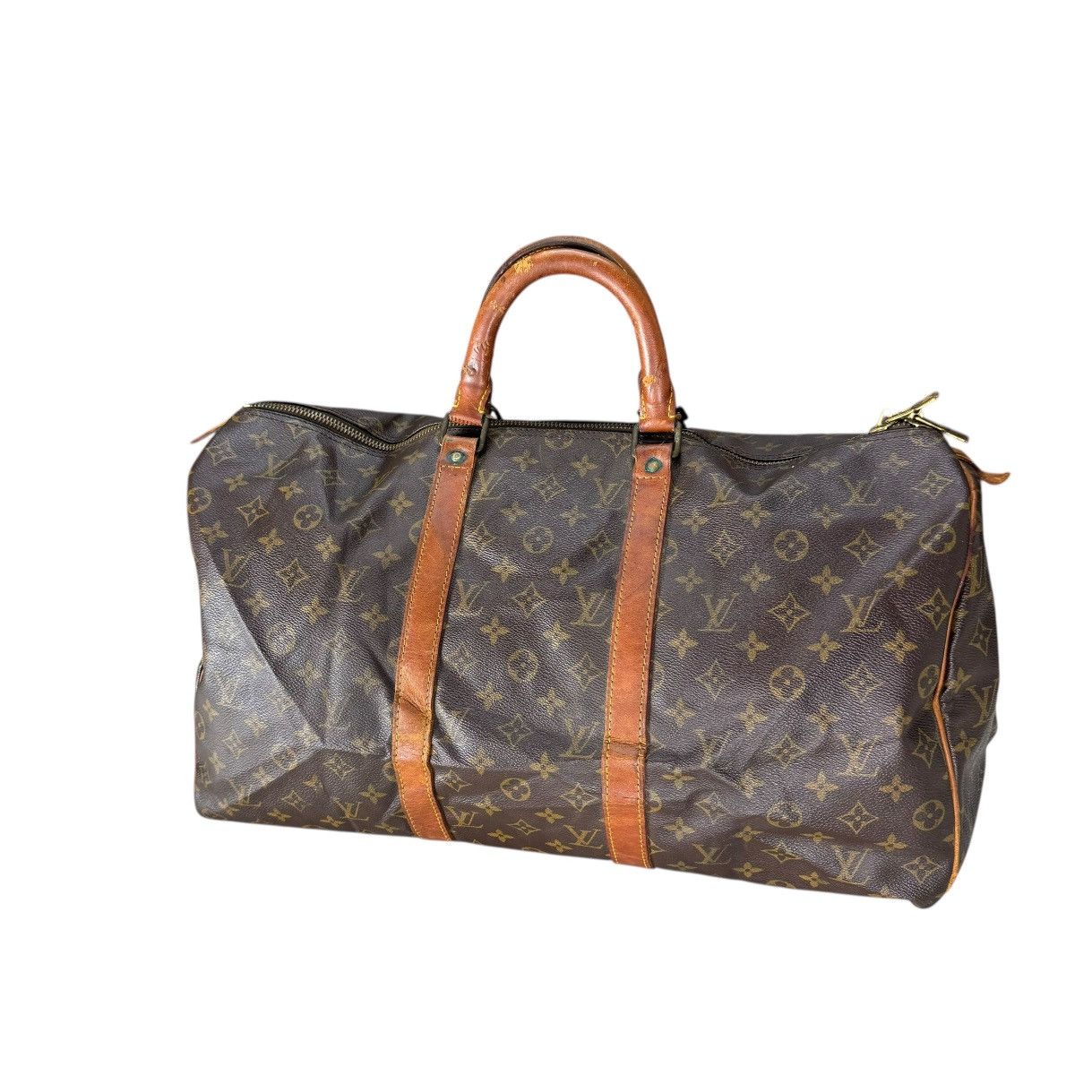 Louis Vuitton 🔥80s LOUIS VUITTON 1988 MONOGRAM KEEPAL 45 HANDBAG Size ONE SIZE - 7 Thumbnail