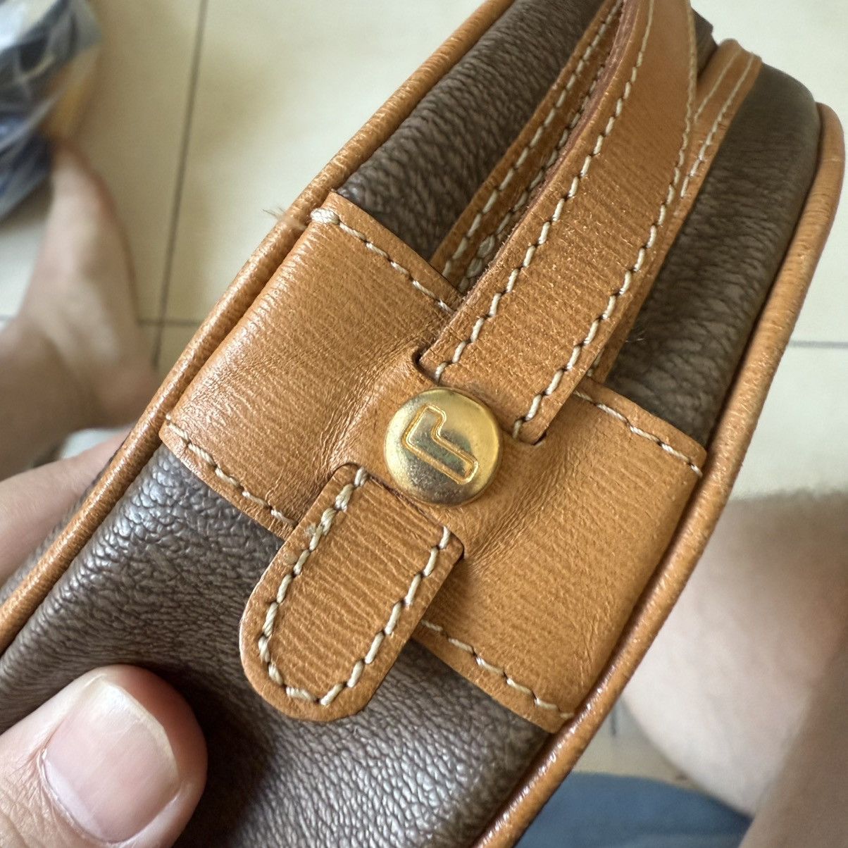 Designer × Genuine Leather × Lancel Lancel Leather Sling Bag Size ONE SIZE - 4 Thumbnail