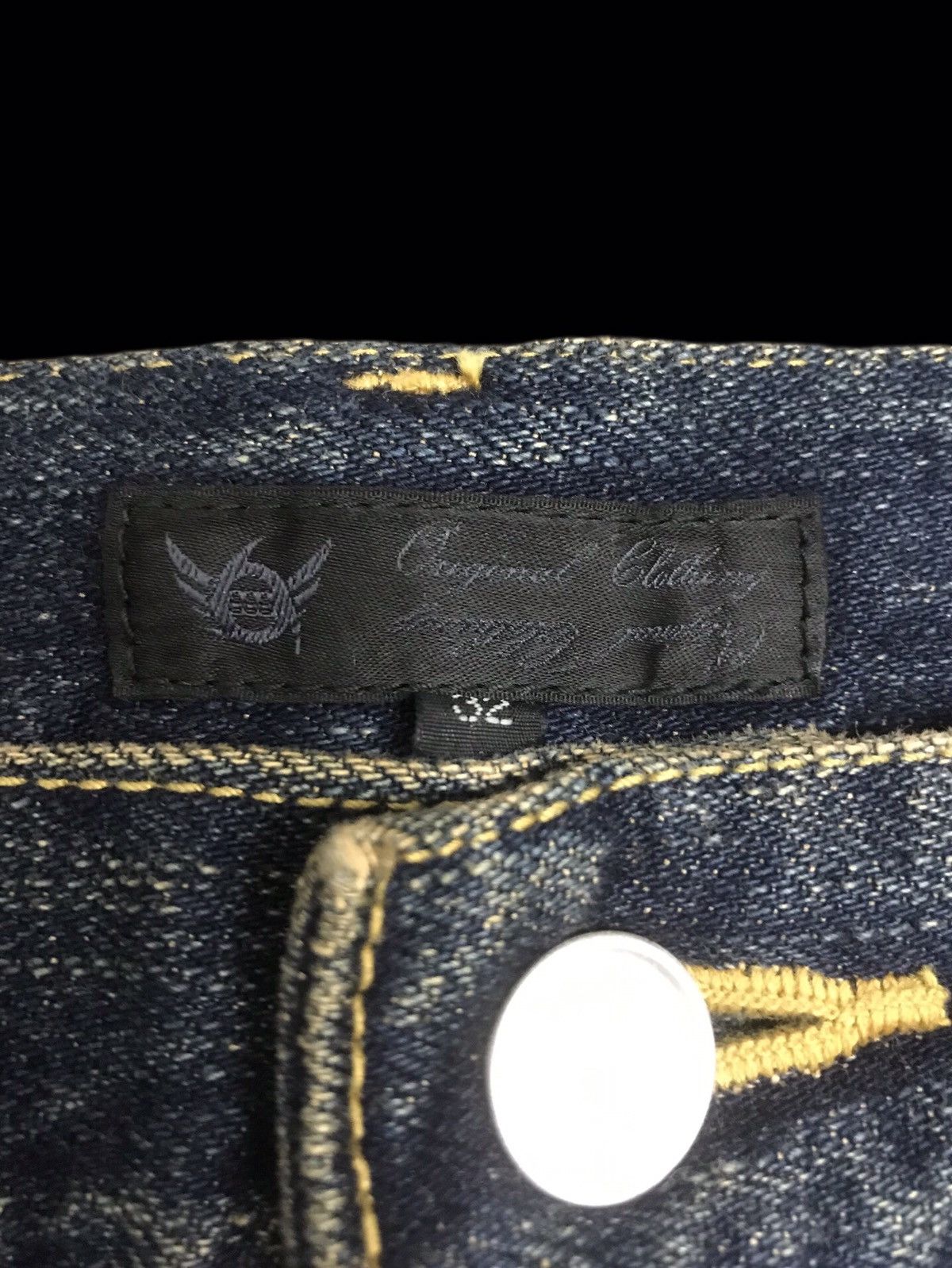 Japanese Brand 💥BIKER DENIM💥14Oz 666 SLIM SELVEDGE BIKER DENIM F329 Size US 32 / EU 48 - 10 Thumbnail