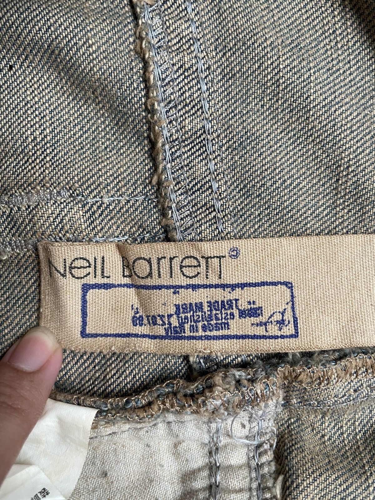 Neil Barrett × Vintage Vintage Brand Neil Barrett Jeans 2000s Size US 30 / EU 46 - 15 Thumbnail