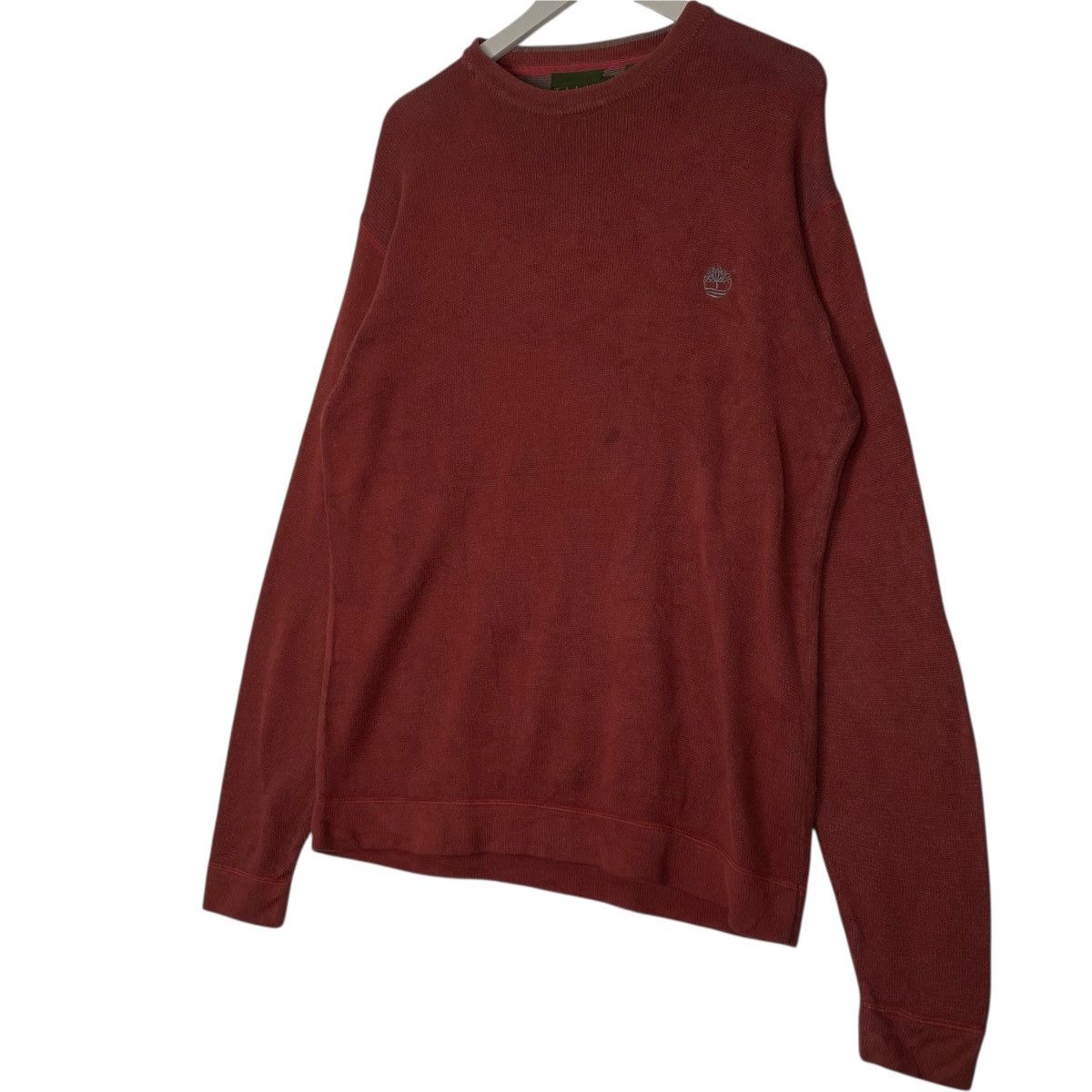 Vintage Vintage Timberland Crewneck Sweatshirt Red Size M Size US M / EU 48-50 / 2 - 2 Thumbnail