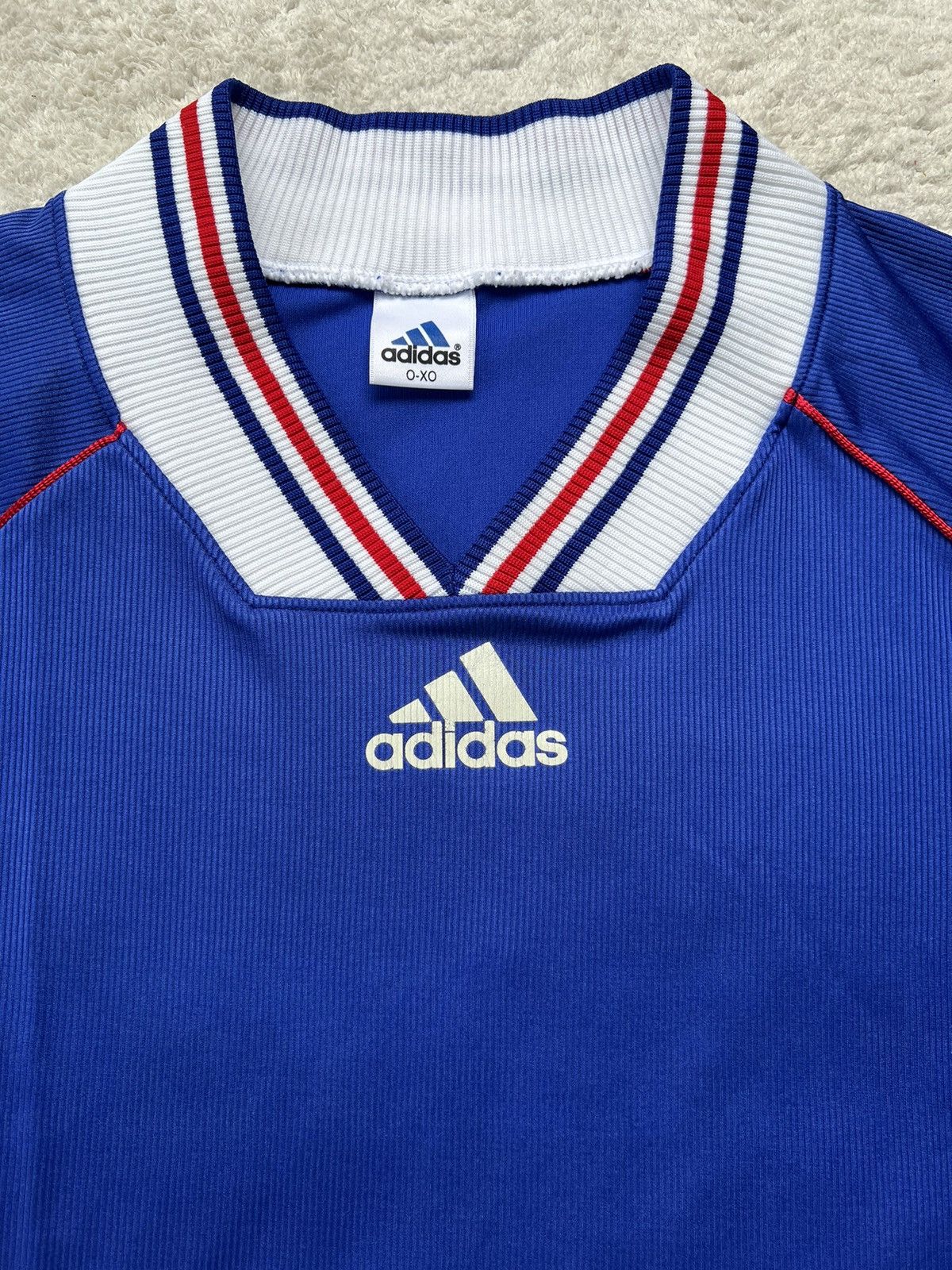 Adidas × Vintage Vintage Adidas Template Vortis Tokushima Otsuka F.C Jersey Size US L / EU 52-54 / 3 - 4 Thumbnail