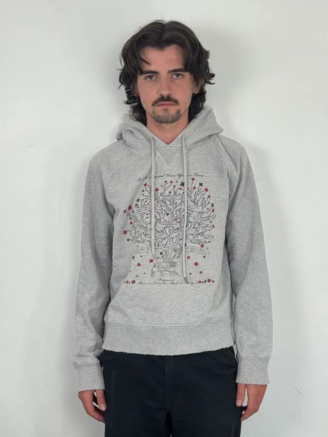 Dsquared2 AW2006 Dsquared2 Grey Tree of Life Hoodie Size US M / EU 48-50 / 2 - 1 Thumbnail