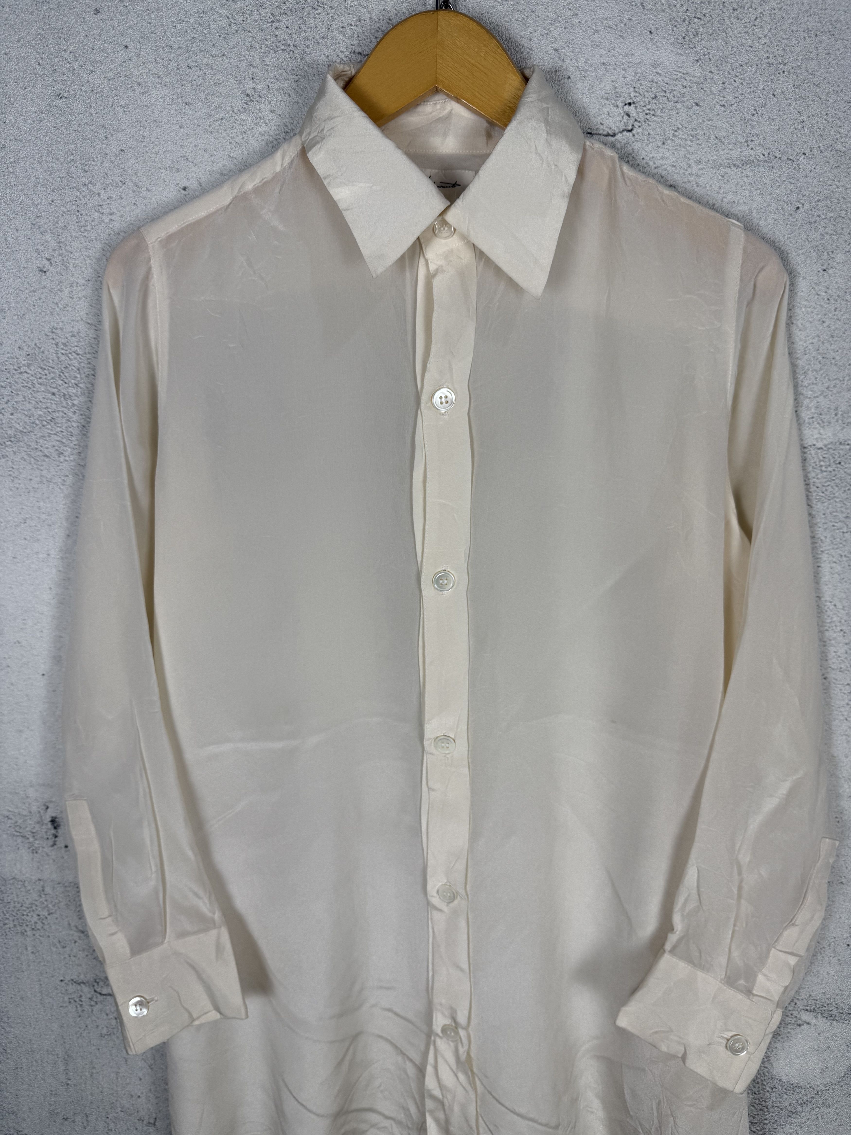 Yohji Yamamoto Yohji Yamamoto Silk Shirt Size US S / EU 44-46 / 1 - 5 Thumbnail