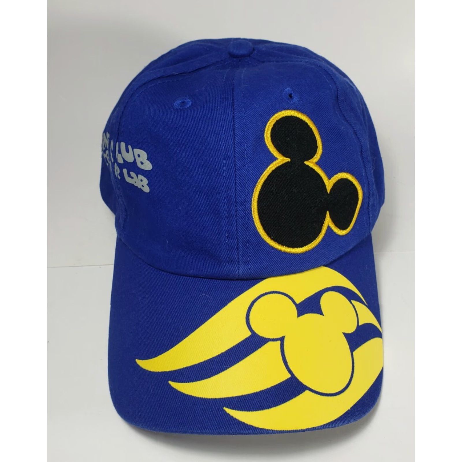 Disney Disney Mickey Mouse Strapback Baseball Hat Cap Unisex Adults Adjust?ble Twill Cotton Multicolor Logo 90s Disney Oceaneer Cruises Cap Size ONE SIZE - 2 Thumbnail