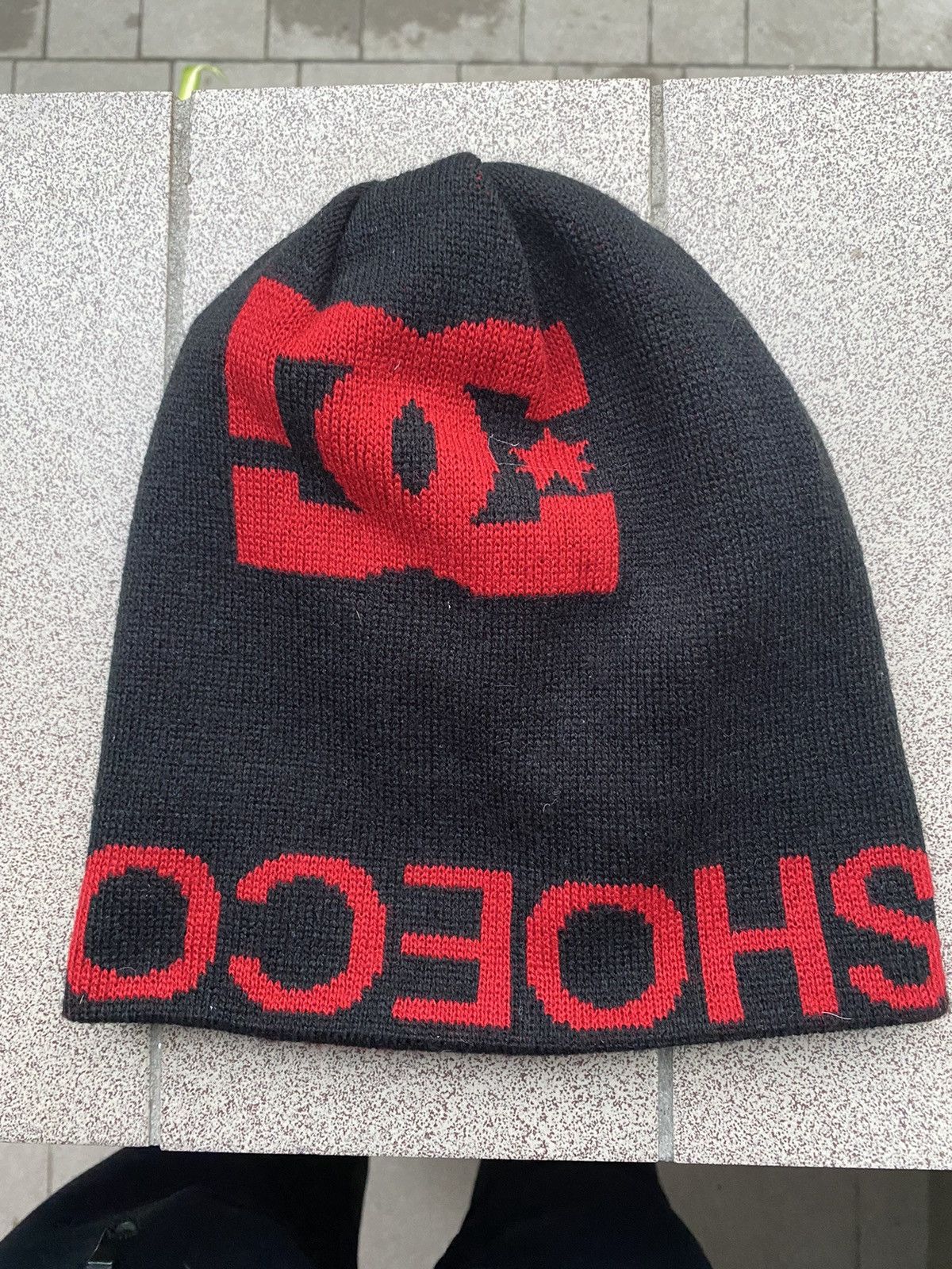 DC × Vintage 💥SK8 DC SHOES Reversible BEANIE double side hat Size ONE SIZE - 1 Thumbnail