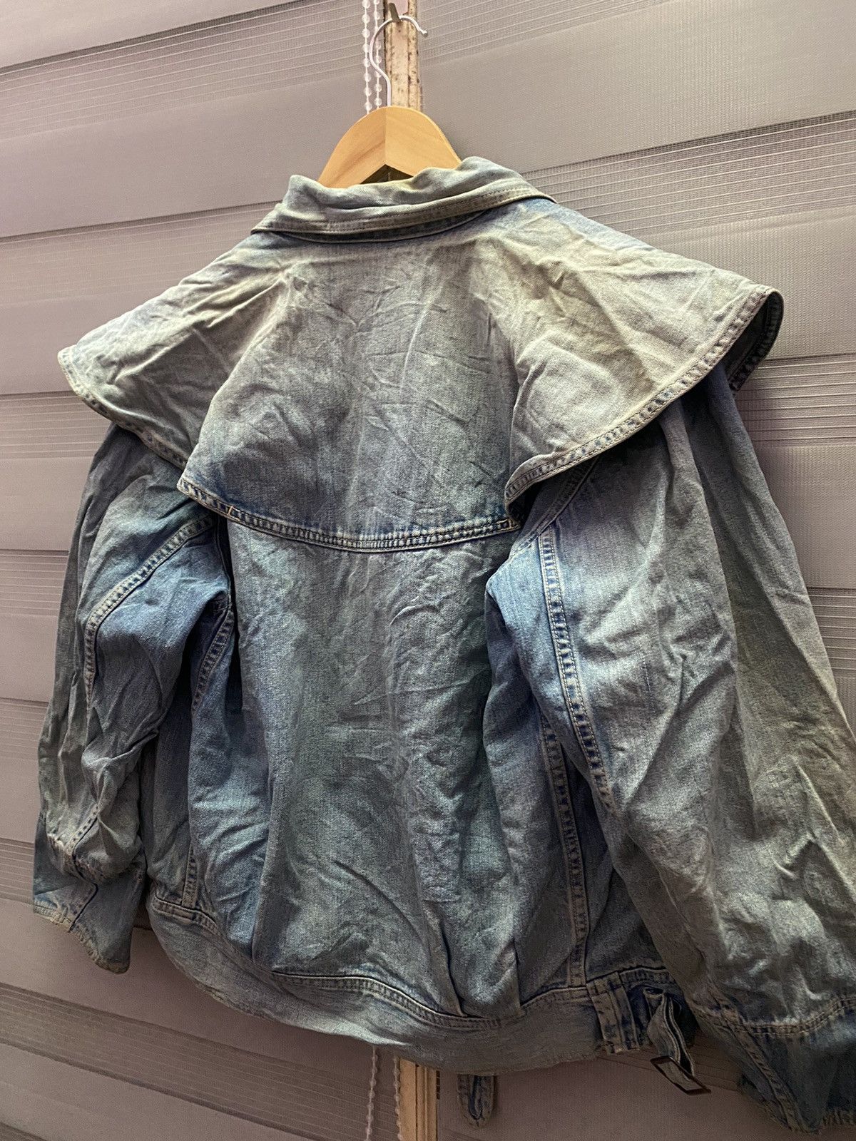 Japanese Brand Vintage Denim Jacket Avant Garde Size US L / EU 52-54 / 3 - 8 Thumbnail