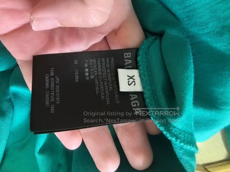Balenciaga Balenciaga Classic limited edition green Coke short-sleeve Size US XS / EU 42 / 0 - 6 Thumbnail