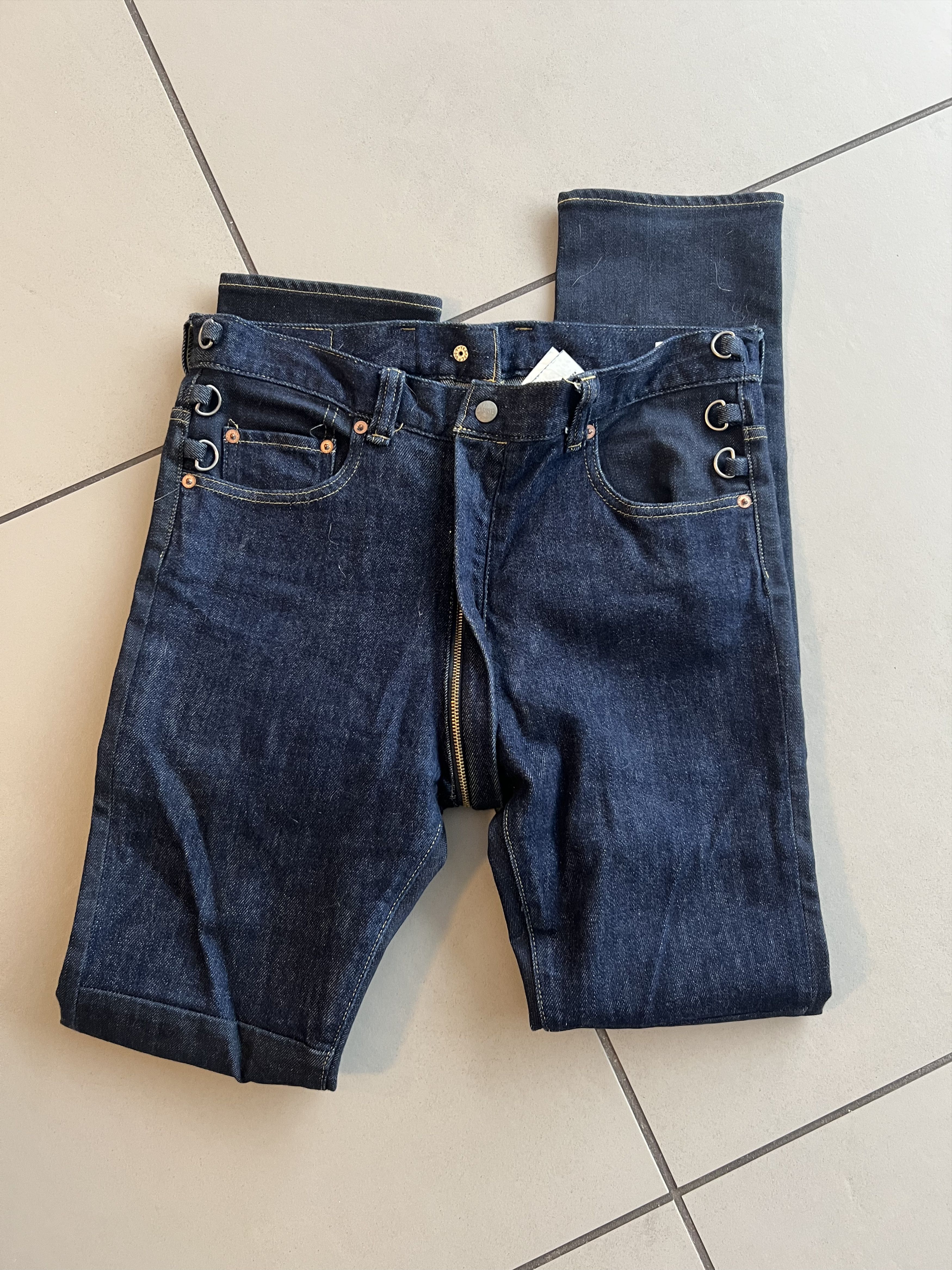 Ganryu Ganryu - Comme des garcons, Rise Zipper Jean Size US 32 / EU 48 - 2 Thumbnail