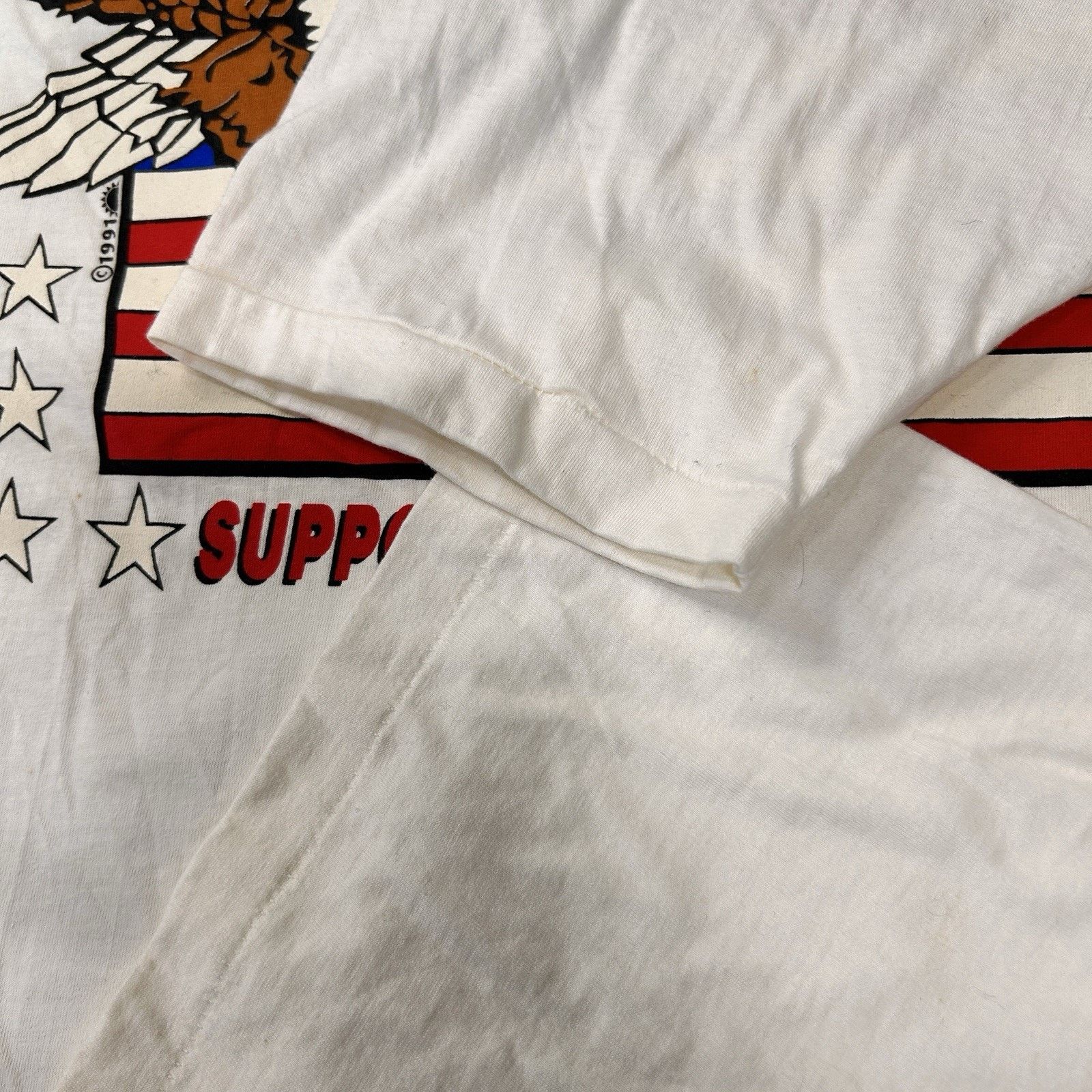 & Other Stories Vintage 1991 Operation Desert Storm Support Our Troops Sz L Size US L / EU 52-54 / 3 - 7 Thumbnail