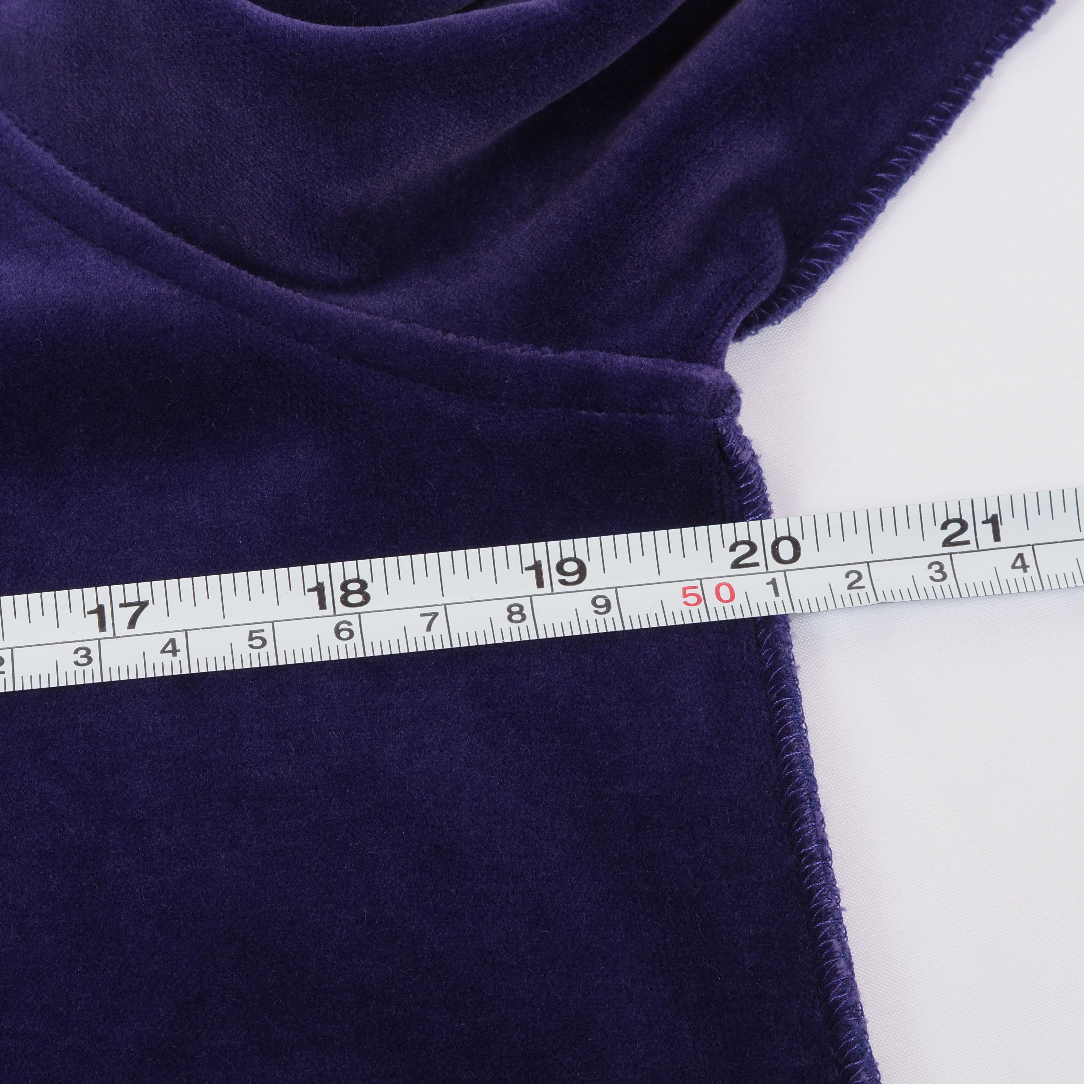 Sonia Rykiel Sonia Rykiel Vintage Women's Violet Purple Velour Logo Top Size L / US 10 / IT 46 - 6 Thumbnail