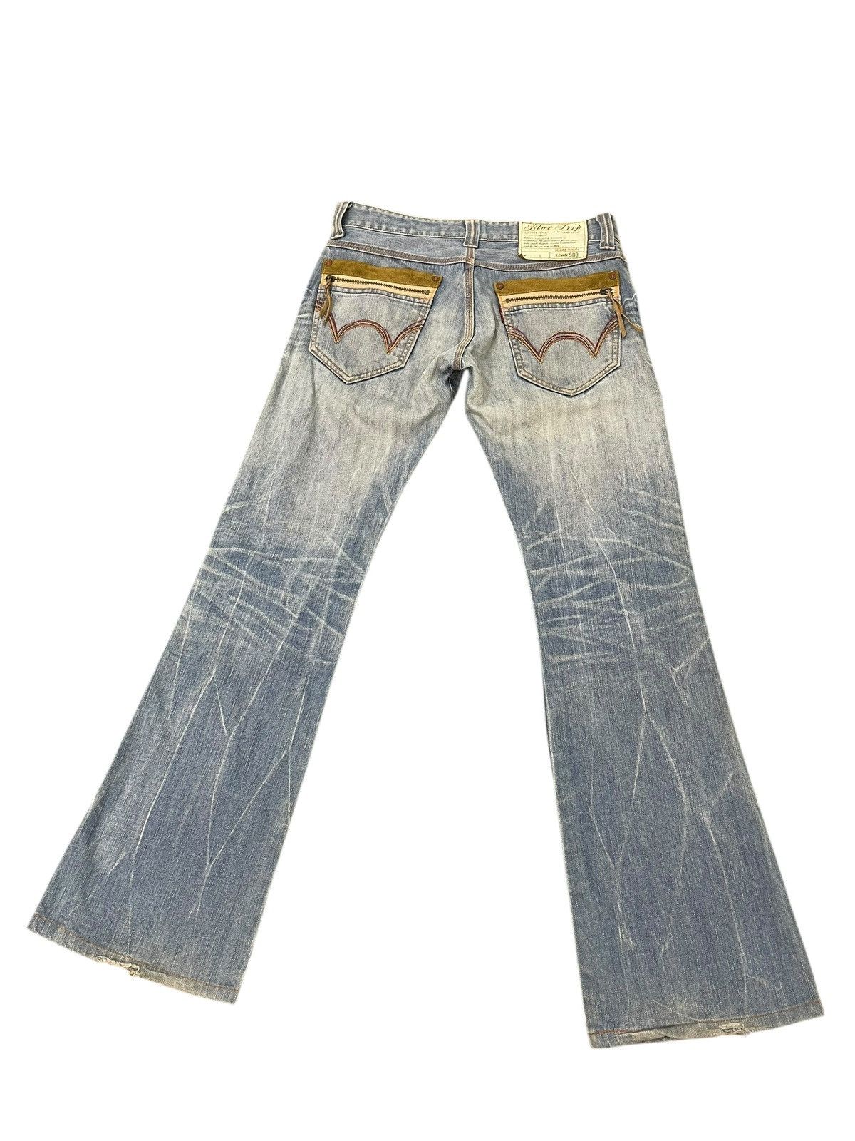 Edwin Flare Jeans Edwin Native Faded Boot Cut Chrome Hearts 2🟦7 Size US 32 / EU 48 - 2 Thumbnail