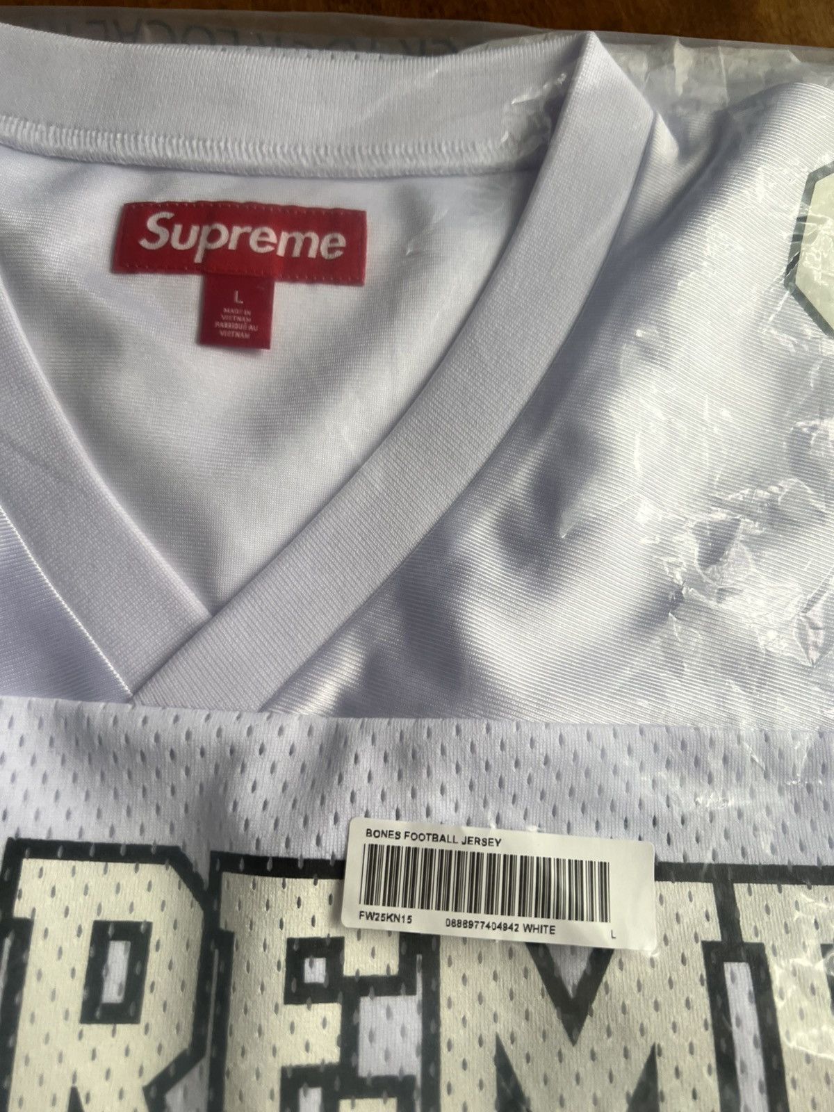 Supreme Supreme Bones Football Jersey FW25 Size US L / EU 52-54 / 3 - 4 Thumbnail