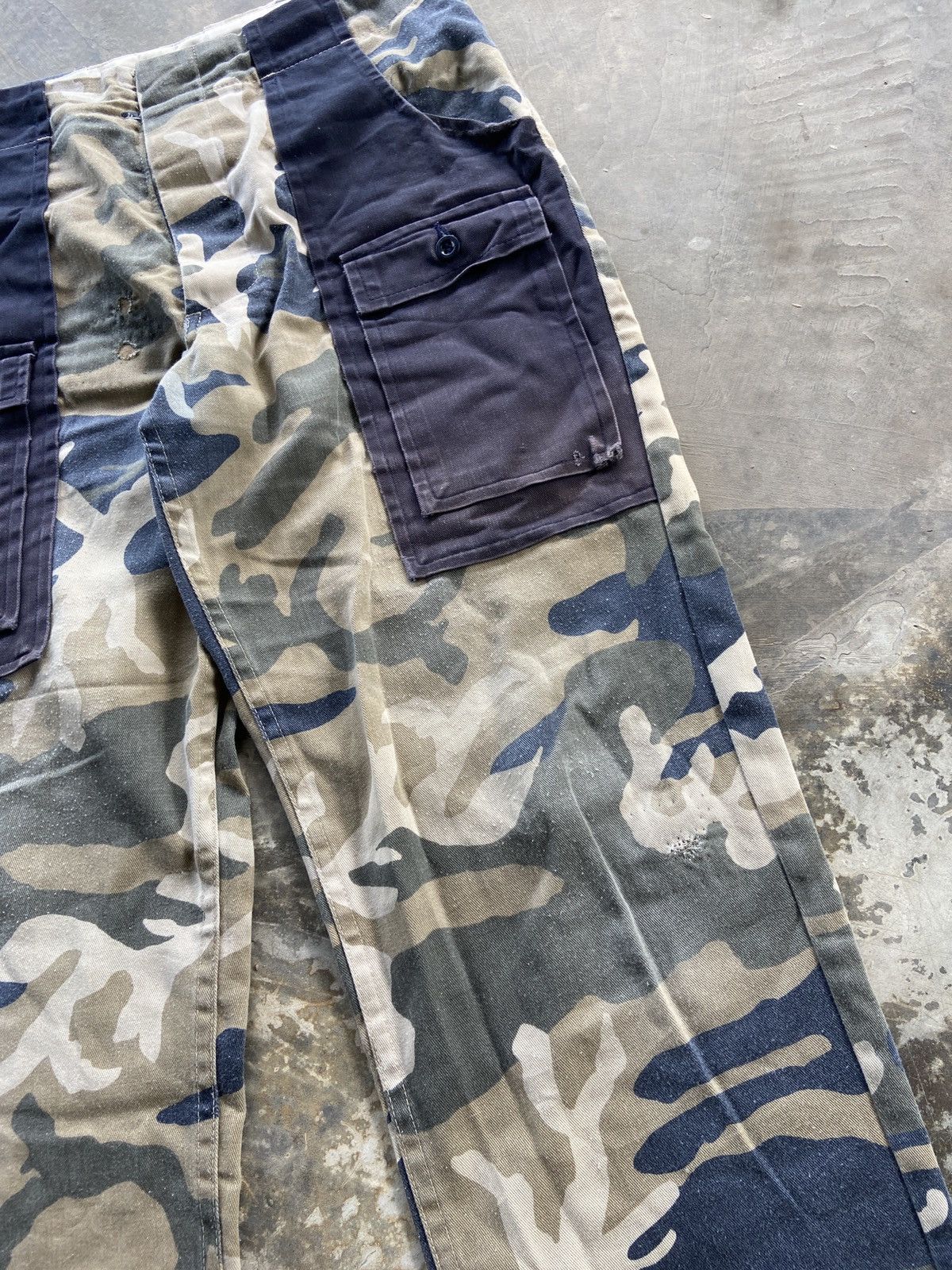Japanese Brand × Mark McNairy × Vintage Vintage Patchwork Camo McNairy Cargopant Size US 32 / EU 48 - 3 Thumbnail
