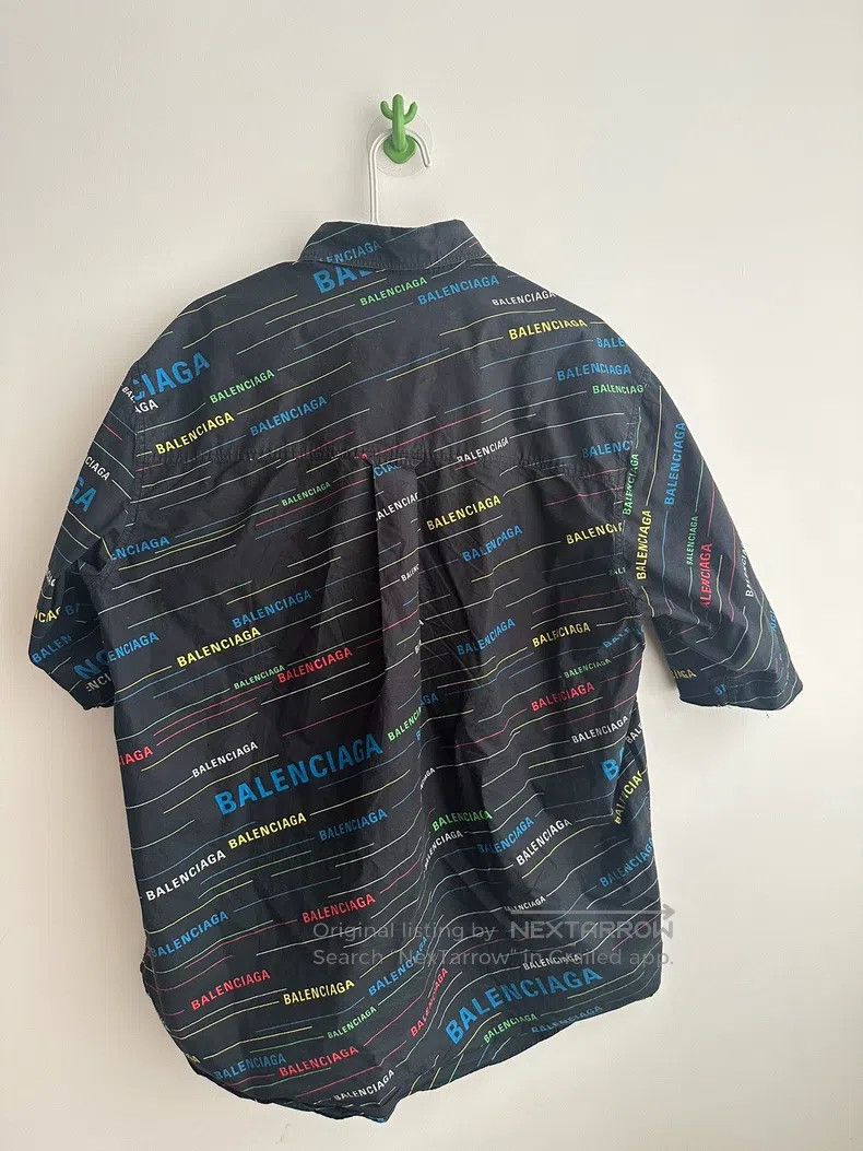 Balenciaga Balenciaga size 37 Bullet screen short-sleeve shirt Size US XS / EU 42 / 0 - 4 Thumbnail
