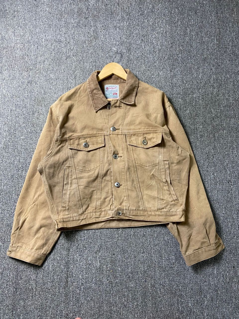 Japanese Brand BRUNATI American Vintage Trucker Jacket (192) Size US L / EU 52-54 / 3 - 1 Thumbnail