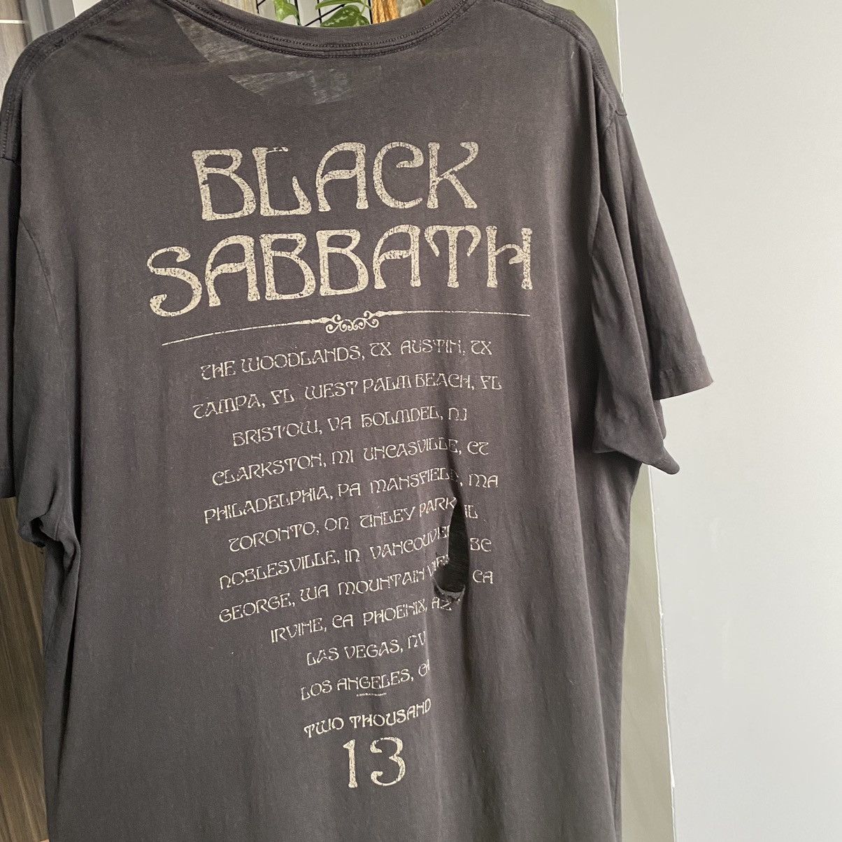 Black Sabbath Thrashed Faded Vintage Black Sabbath Band ERD GRUNGE GRAIL T Size US XL / EU 56 / 4 - 6 Thumbnail
