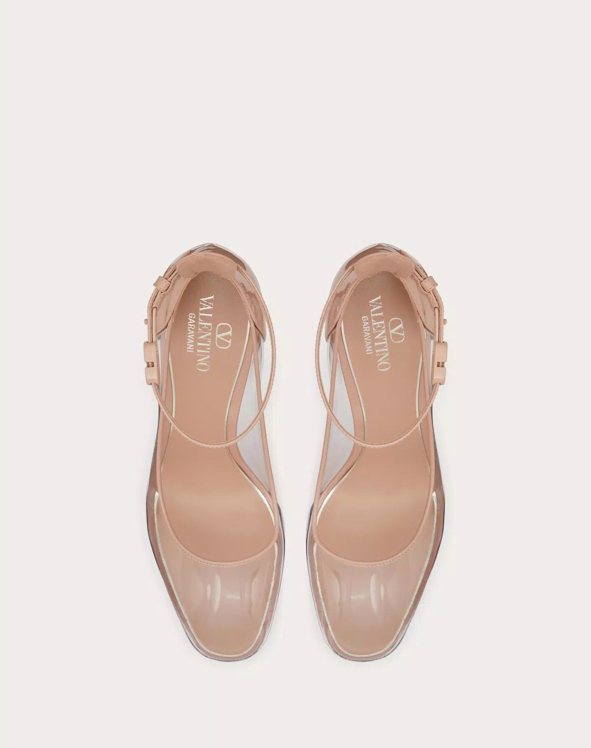 Valentino o1s1wg111125 Tan-go Platform Pumps in Trasparente Size US 11 / IT 41 - 4 Thumbnail