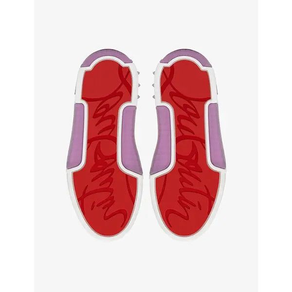 Christian Louboutin o1s1wg110225 Astroloubi Leather Sneaker in Multicolor Size US 11 / EU 44 - 5 Thumbnail