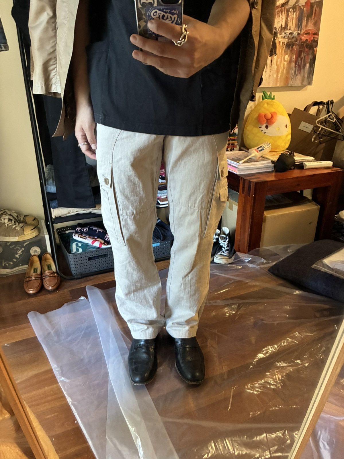 Comme Ca Ism Comme ca ism beige cargo pants Size US 31 - 7 Thumbnail