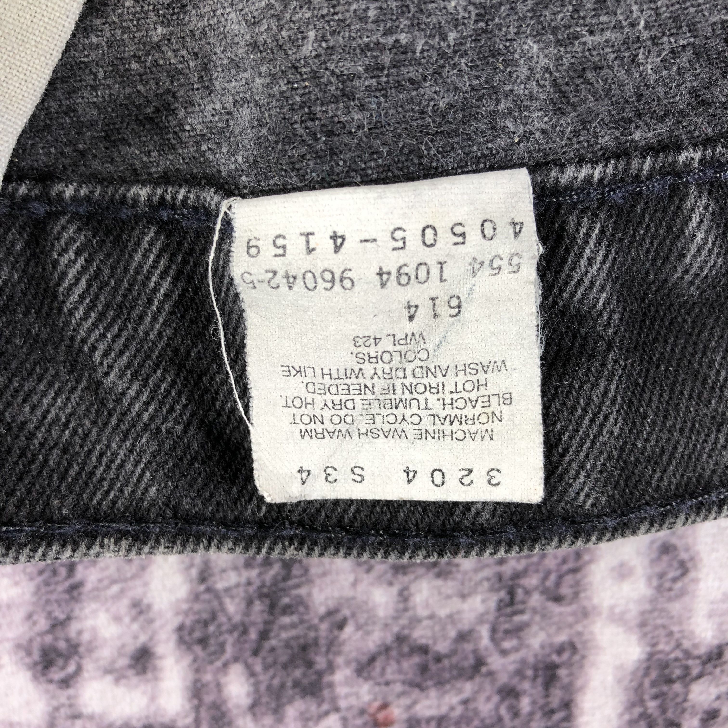 Levi's Vintage 90s Faded Black Levis 505 Orange Tab Jeans-JM3017 Size US 33 - 10 Thumbnail