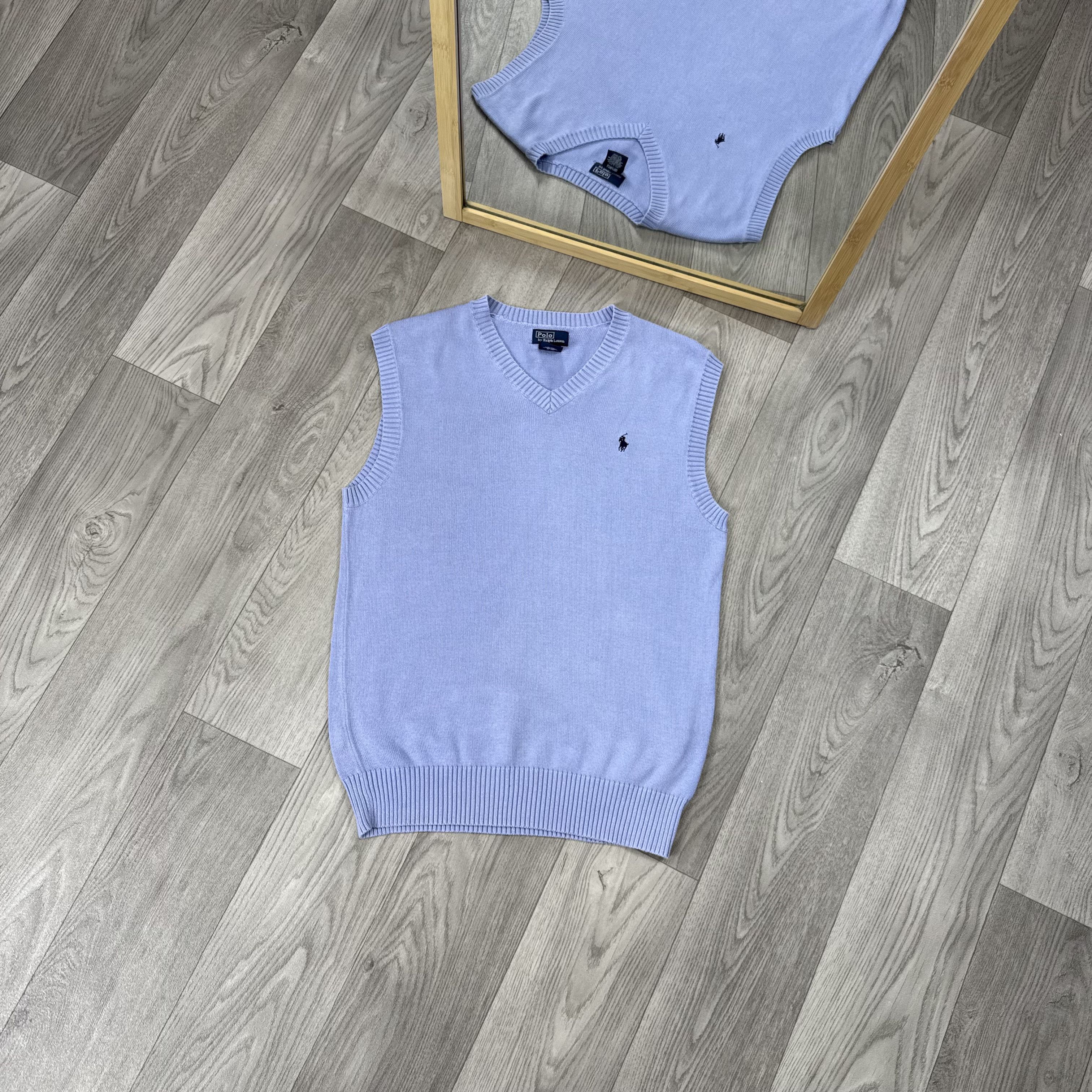 Polo Ralph Lauren Vintage Polo Ralph Lauren 90s V-Neck Vest Sweater Size S / US 4 / IT 40 - 1 Thumbnail