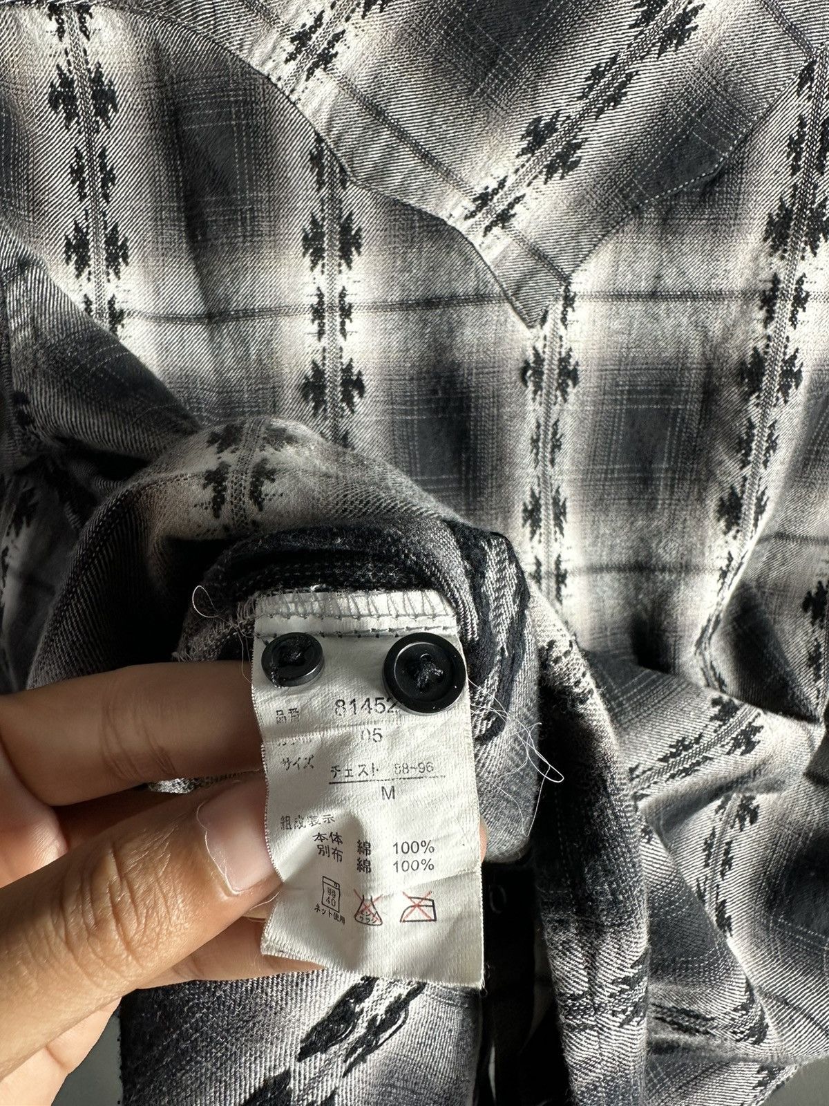 20471120 90s WESTERN GOTHIC SHIRT JUNYA WATANABE CDG STYLE Size US M / EU 48-50 / 2 - 11 Thumbnail
