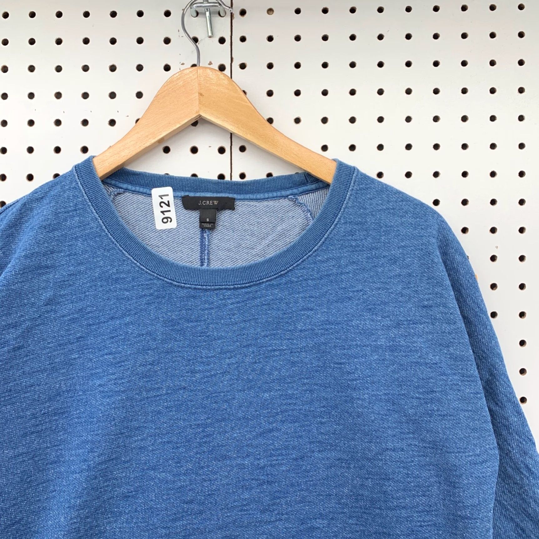 J.Crew JCrew Sweatshirt Blue Womens Small Tie Up Sides Long Sleeve Casual Size S / US 4 / IT 40 - 4 Thumbnail