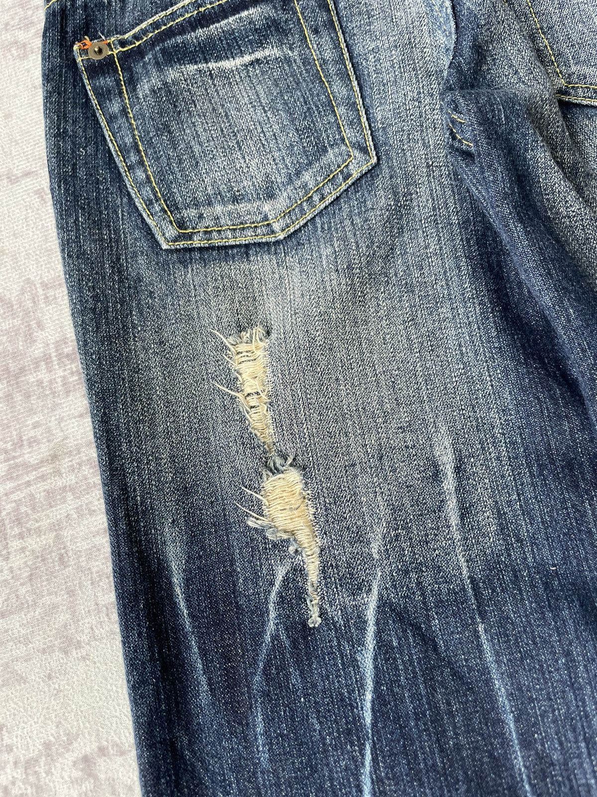 If Six Was Nine Ghost of Harlem Flared Jeans Size US 28 / EU 44 - 11 Thumbnail