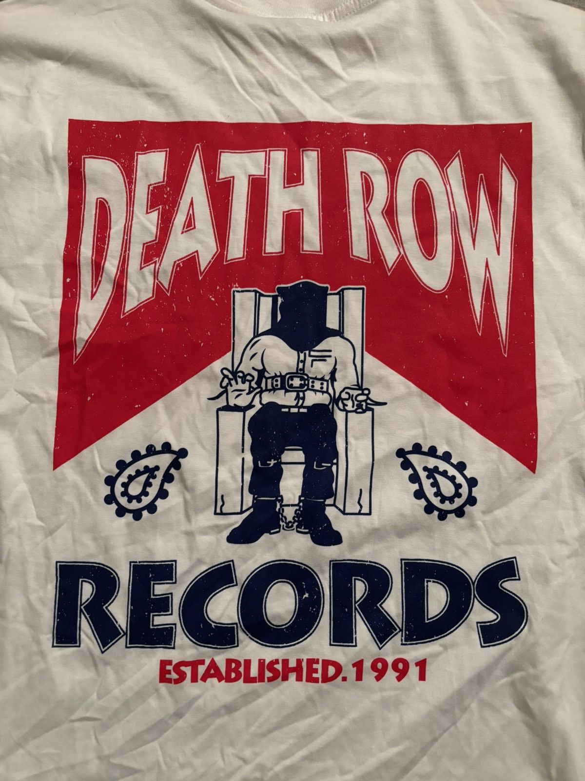 Death Row Records Men’s deathrow records tshirt size medium Size US M / EU 48-50 / 2 - 5 Thumbnail