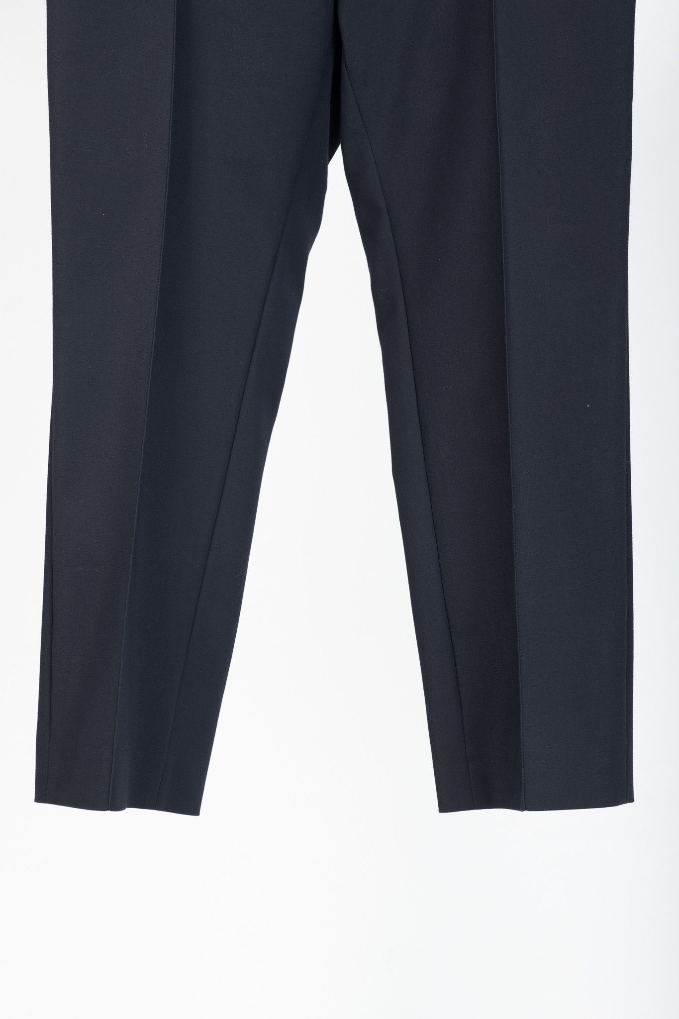 Akris Akris Punto Navy Cotton-Twill Ankle-Length Trousers Size 34" / US 12 / IT 48 - 5 Thumbnail