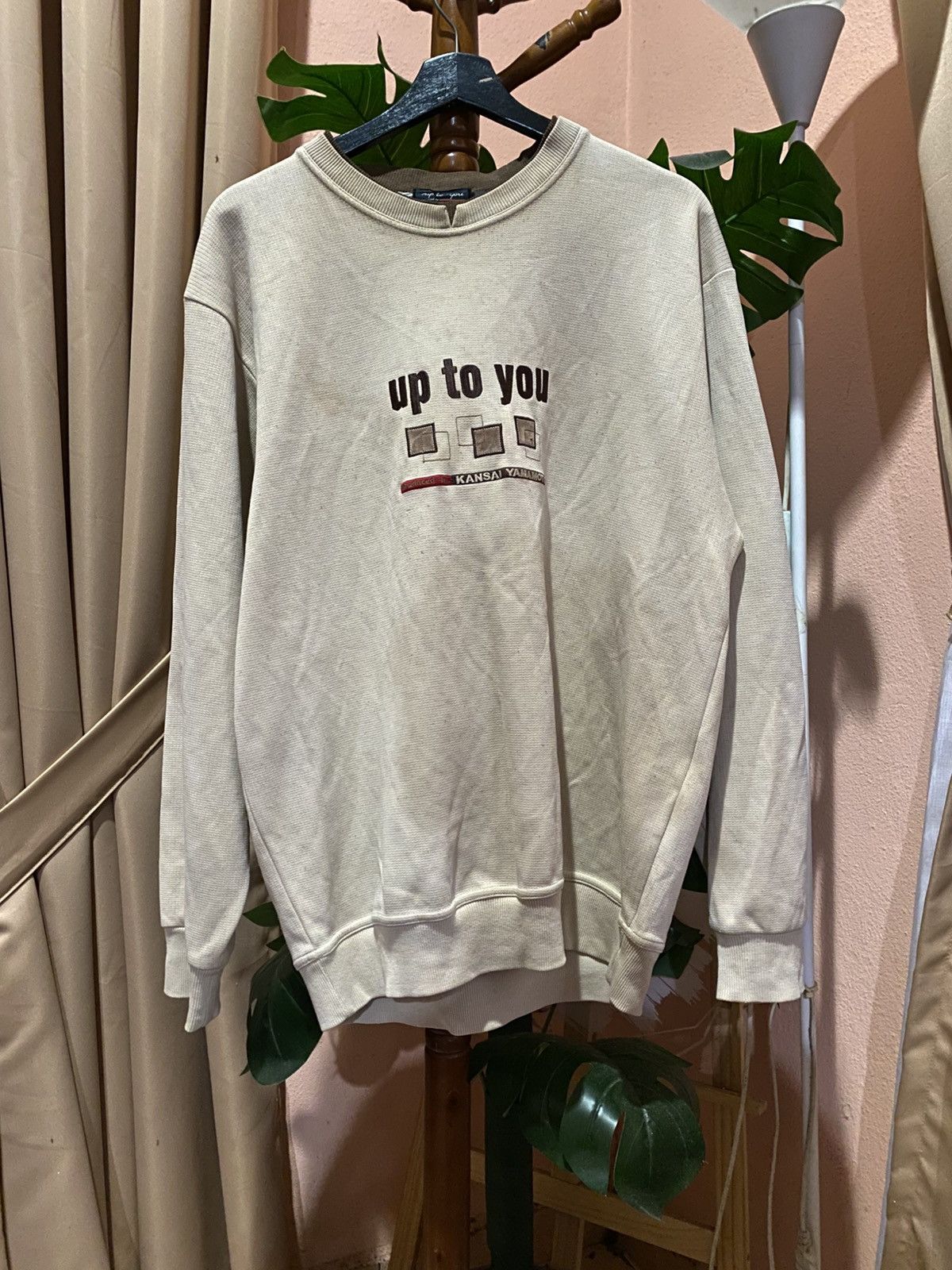 Kansai Yamamoto Vintage Kansai Yamamoto “Up To You” Sweatshirt | 90s Japan Size US XL / EU 56 / 4 - 3 Thumbnail