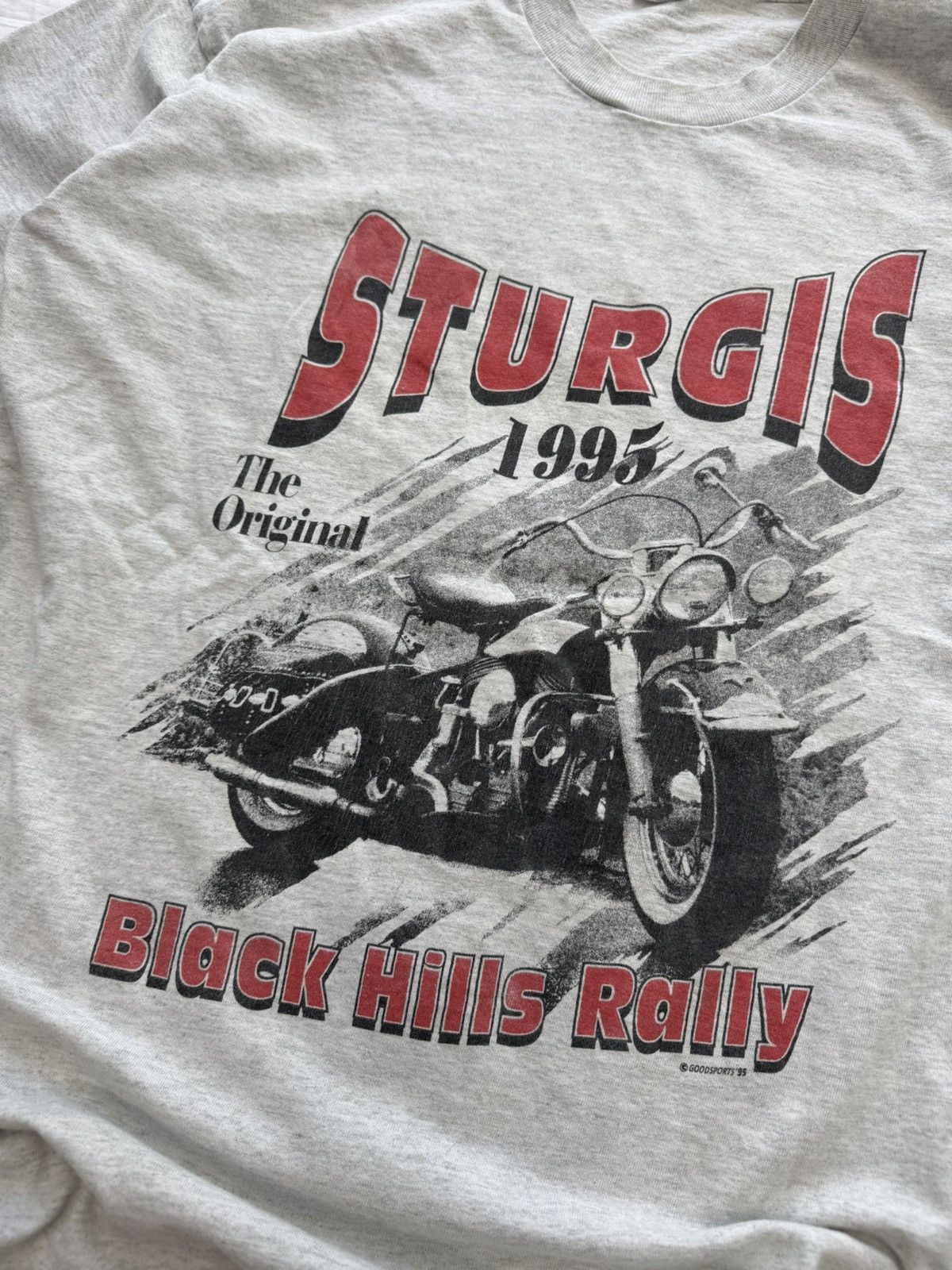 Harley Davidson Vintage 90s Harley Style Sturgis Black Hill Rally Tee Size US XL / EU 56 / 4 - 3 Thumbnail